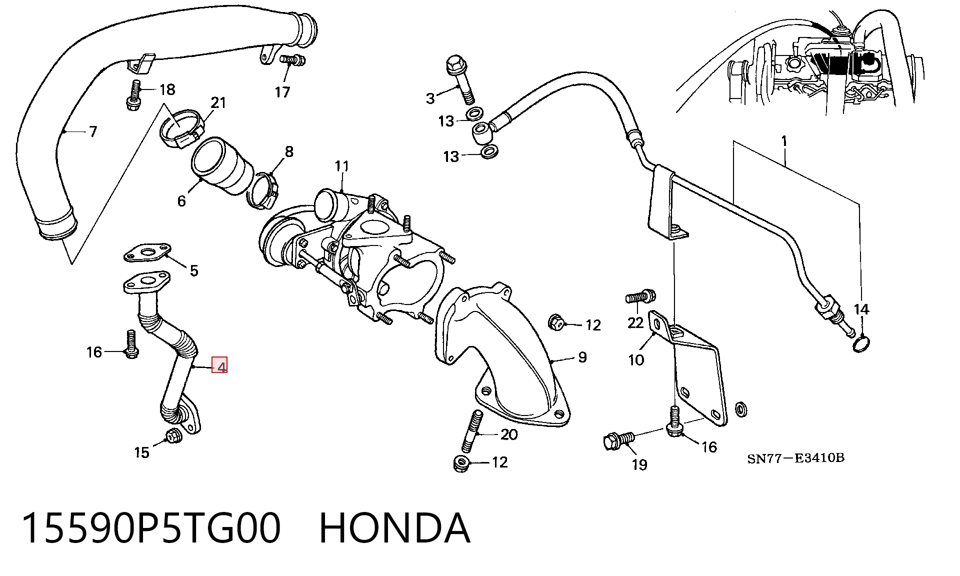 15590P5TG00 Honda