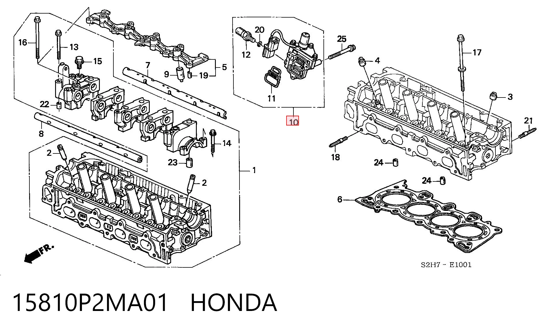 Comprar Válvula solenoide de control de posición del árbol de levas Honda HR-V  GH a bajo precio