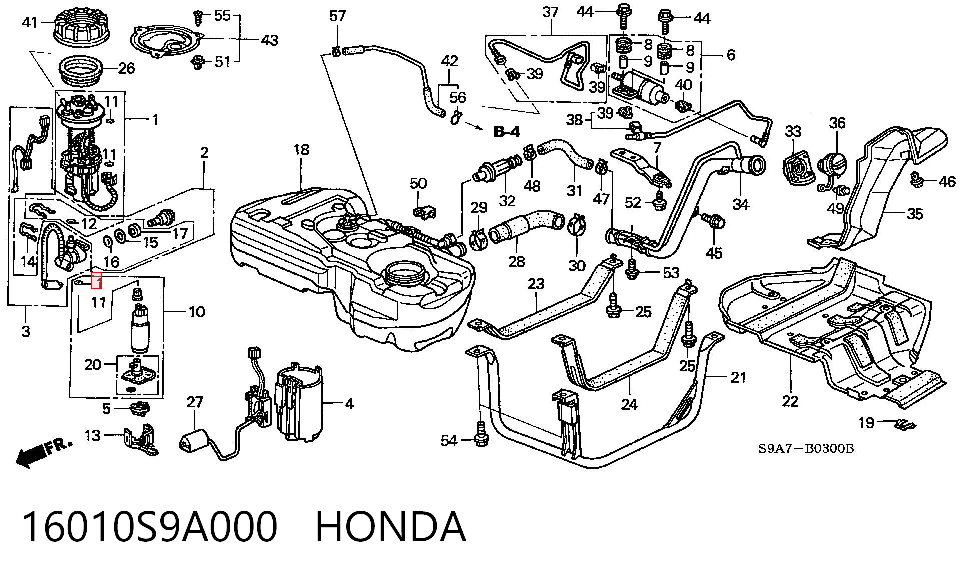 16010S9A000 Honda