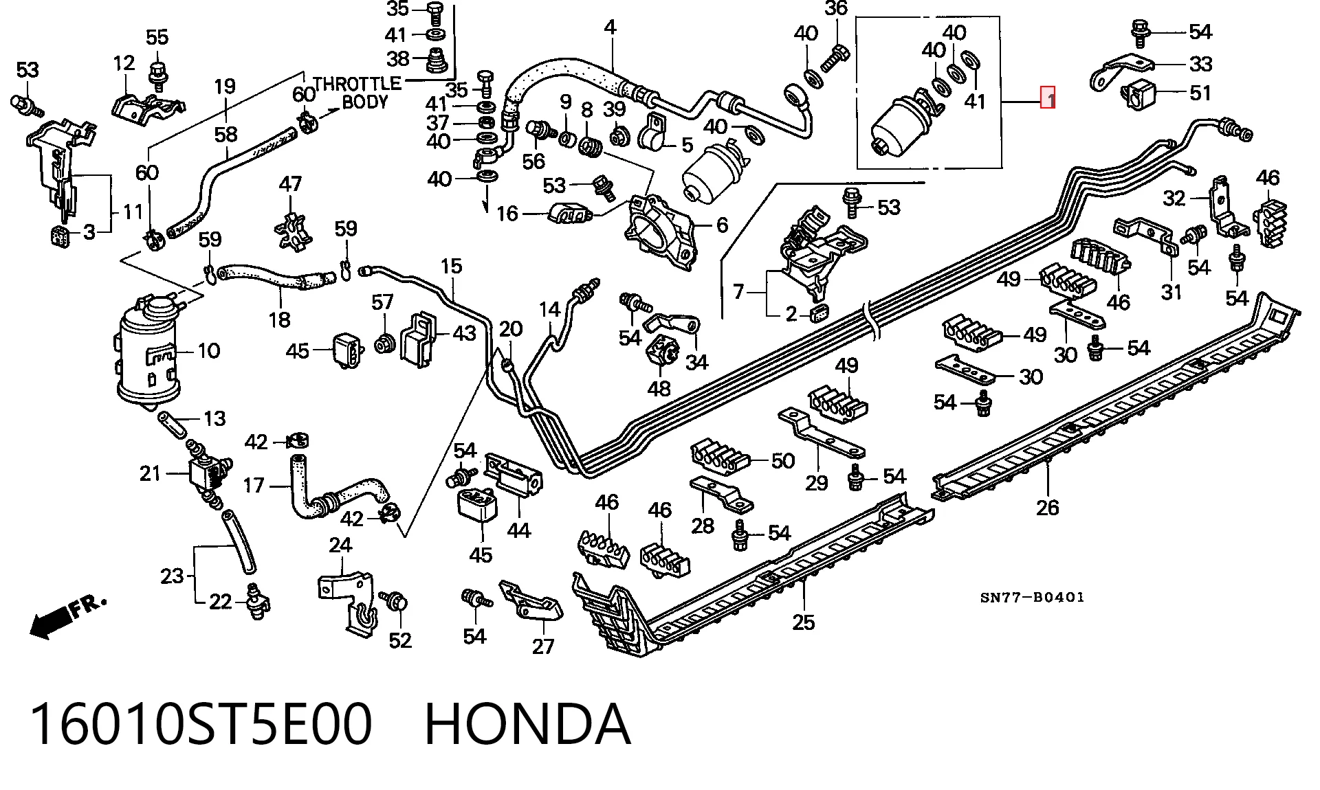 16010ST5E00 Honda