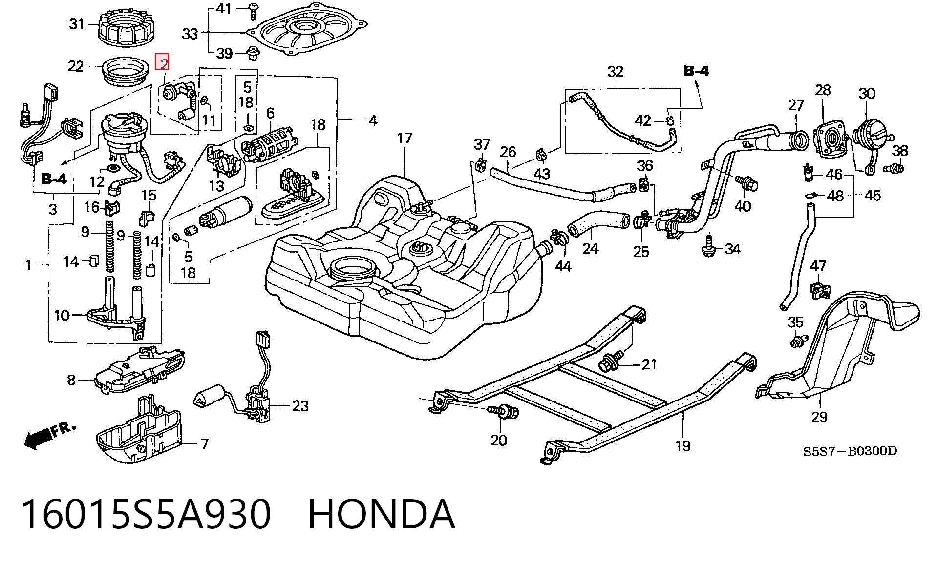 16015S5A930 HONDA