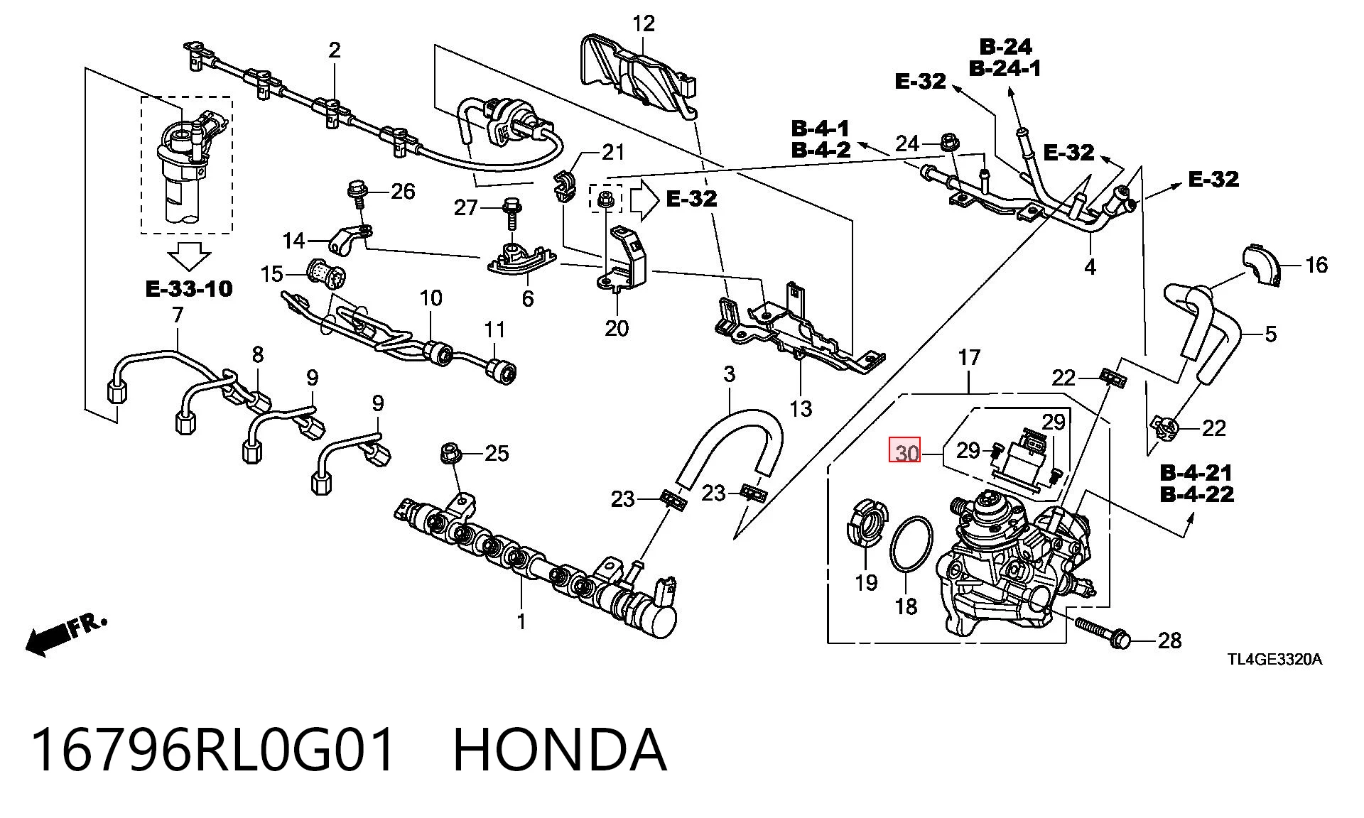 16796RL0G01 Honda