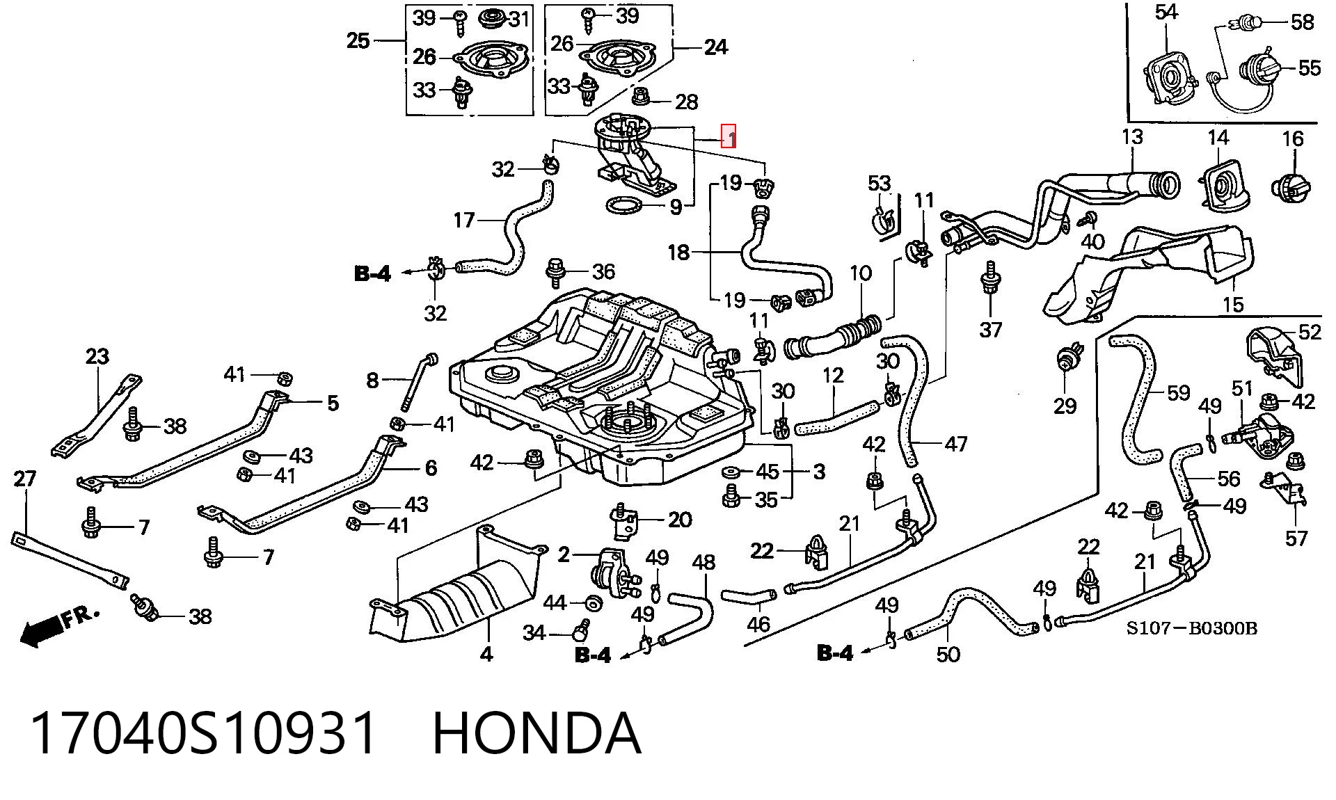 17040S10931 Honda
