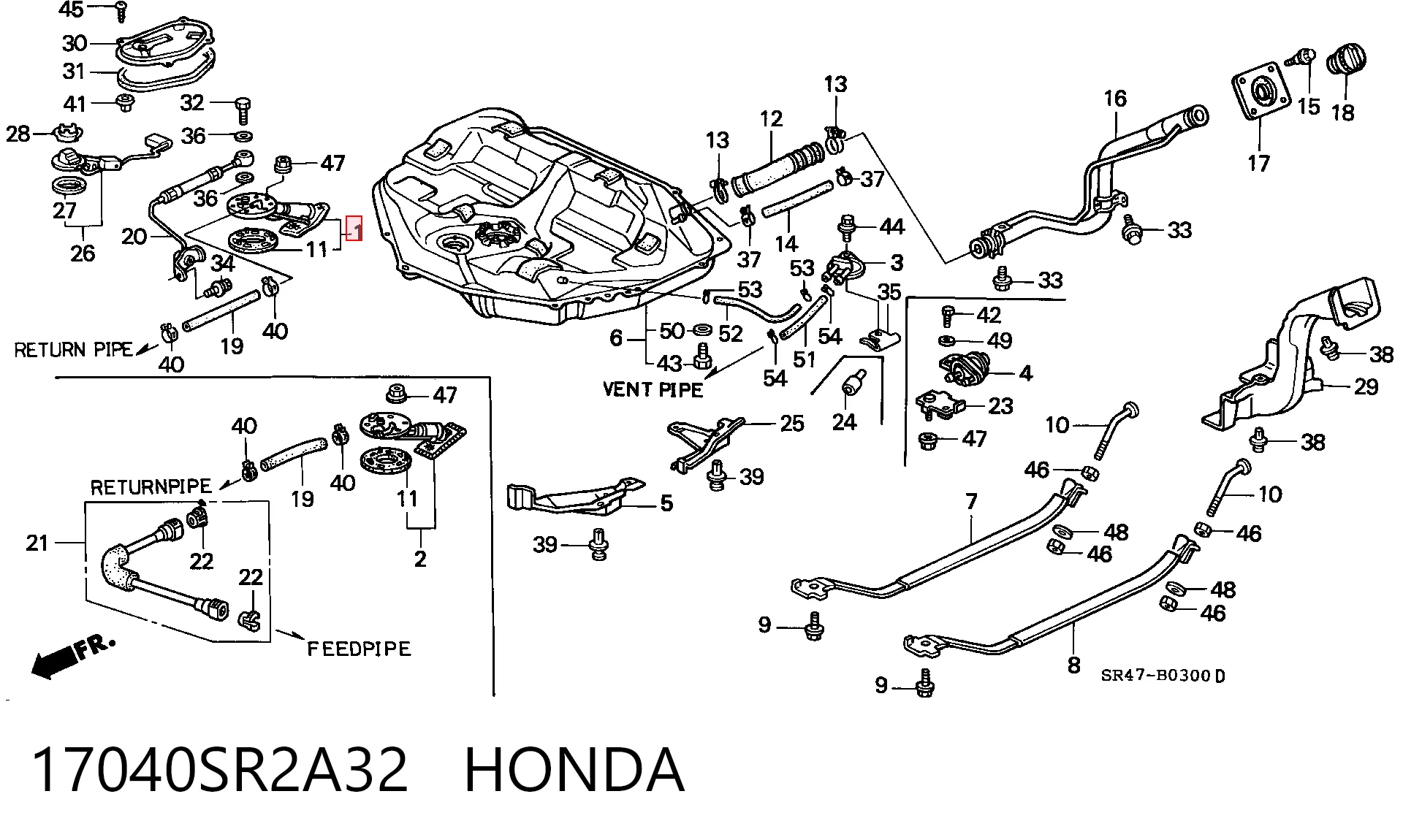 17040SR2A32 Honda