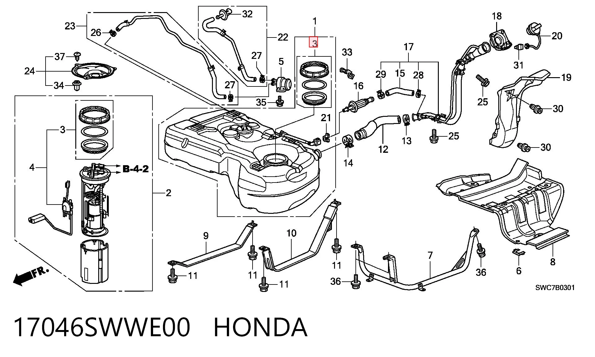 17046SWWE00 Honda