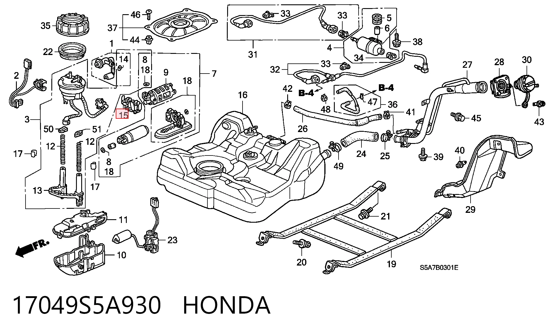 17049S5A930 Honda