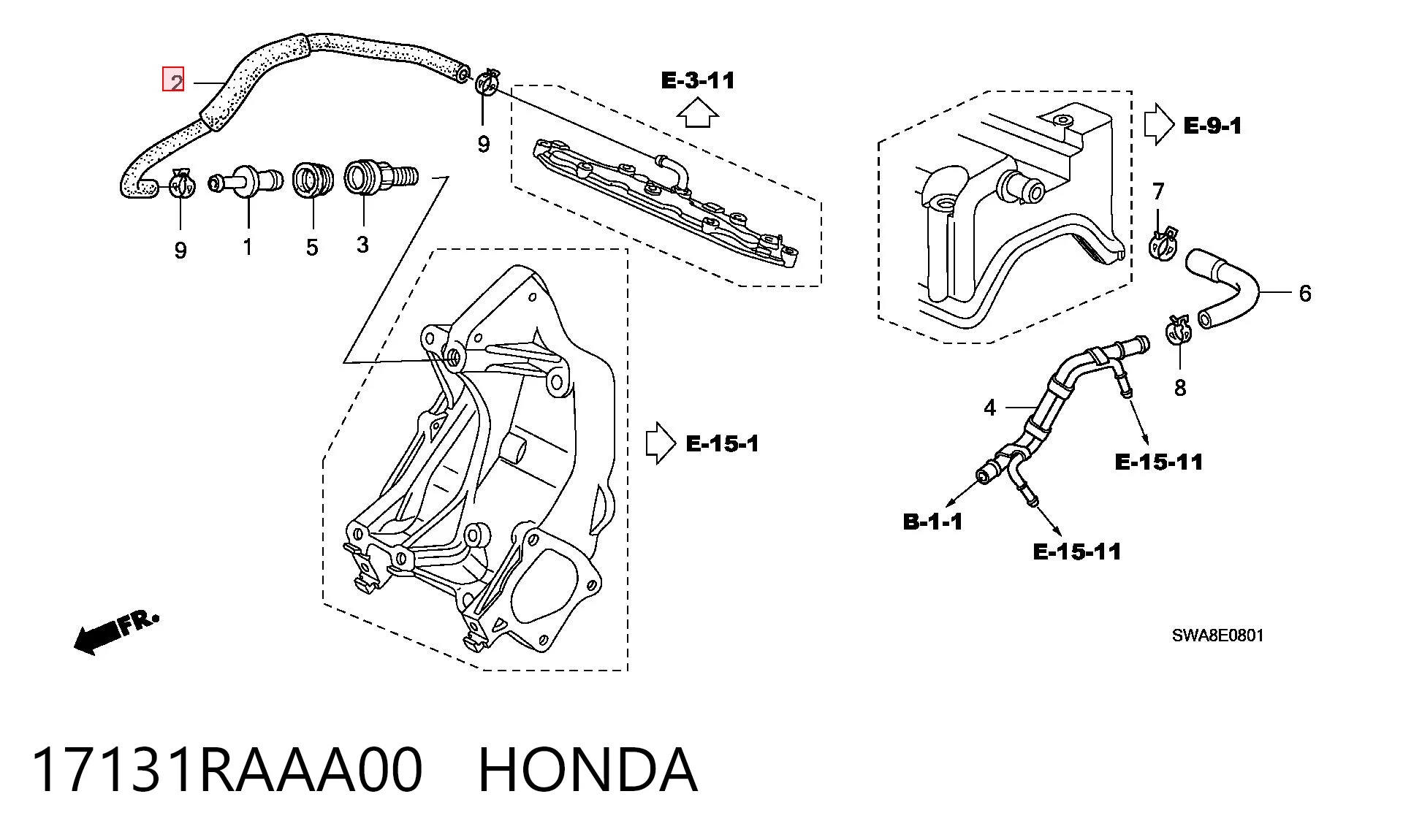 17131RAAA00 Honda 