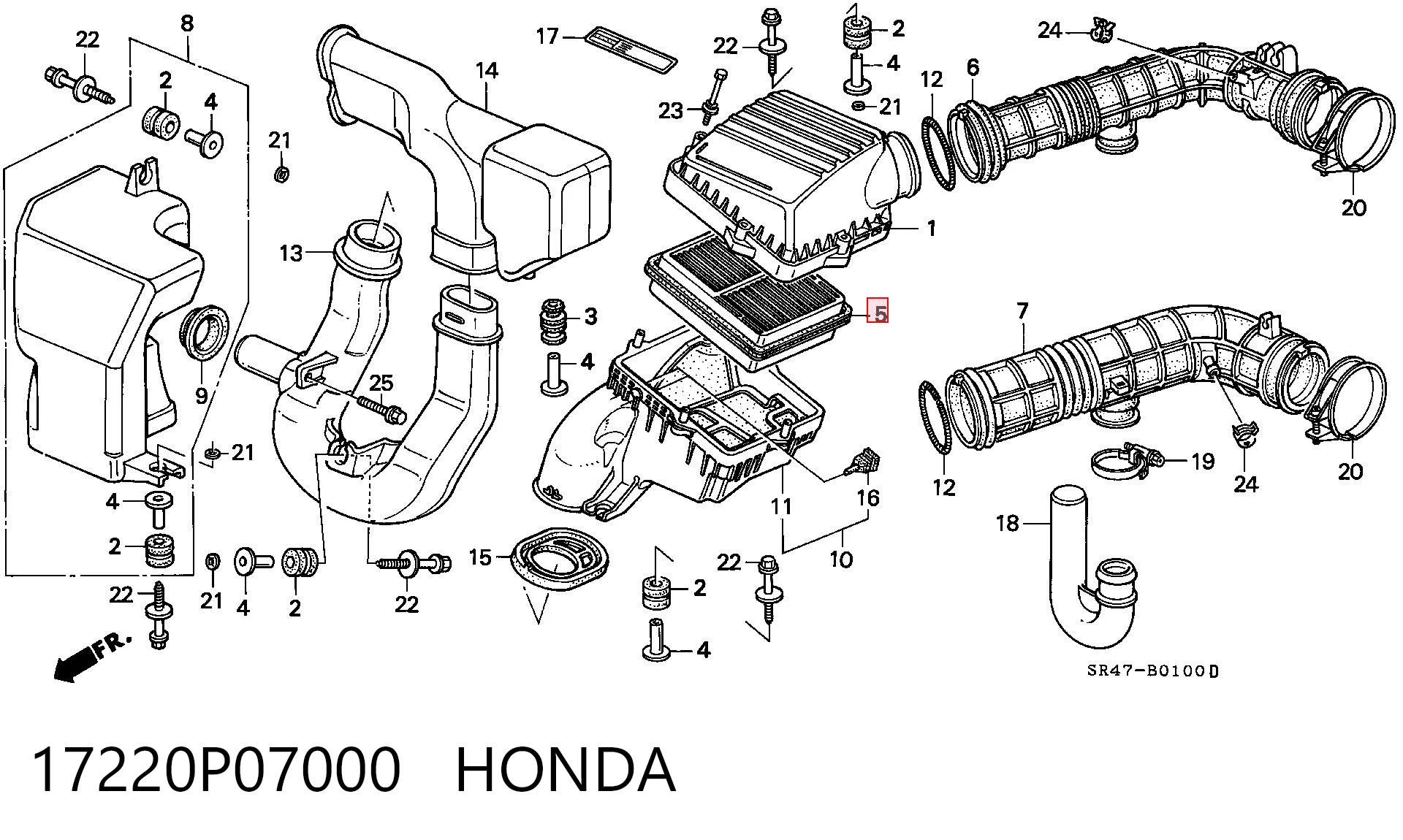 17220P07000 Honda
