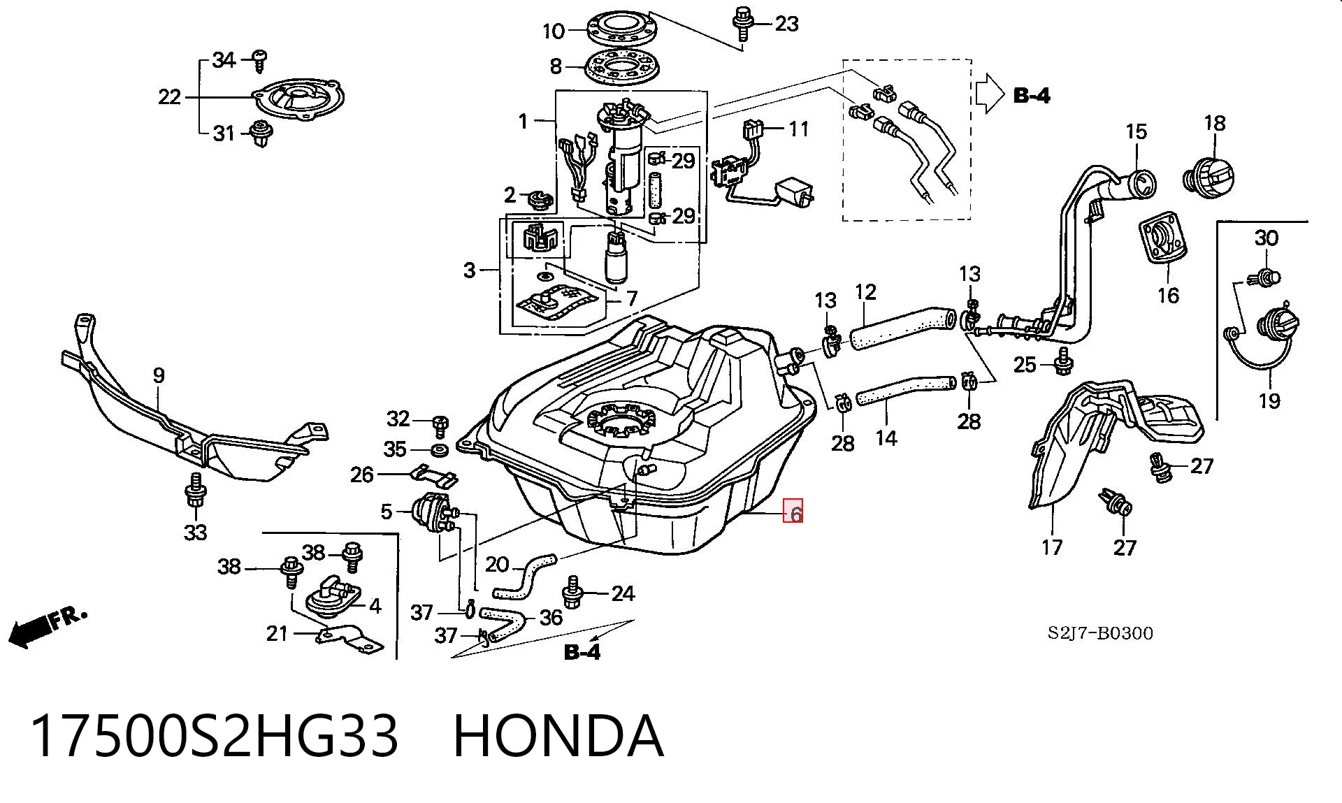 Comprar Depósito de combustible Honda HR-V GH a bajo precio