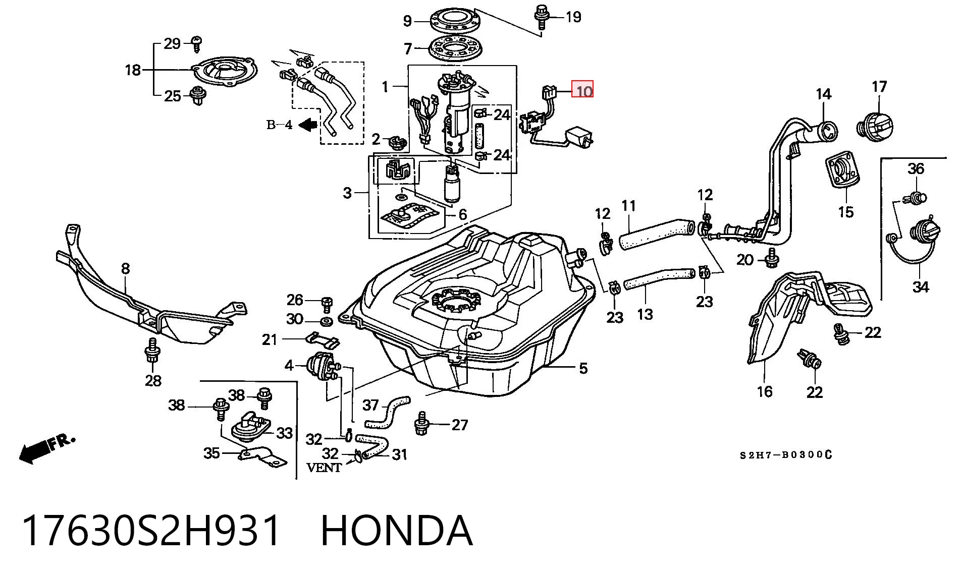 Comprar Aforador de nivel de combustible Honda HR-V GH a bajo precio