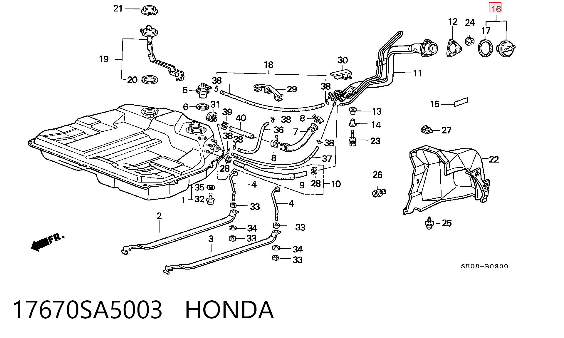 Tapón combustible para BMW 3  (E21)