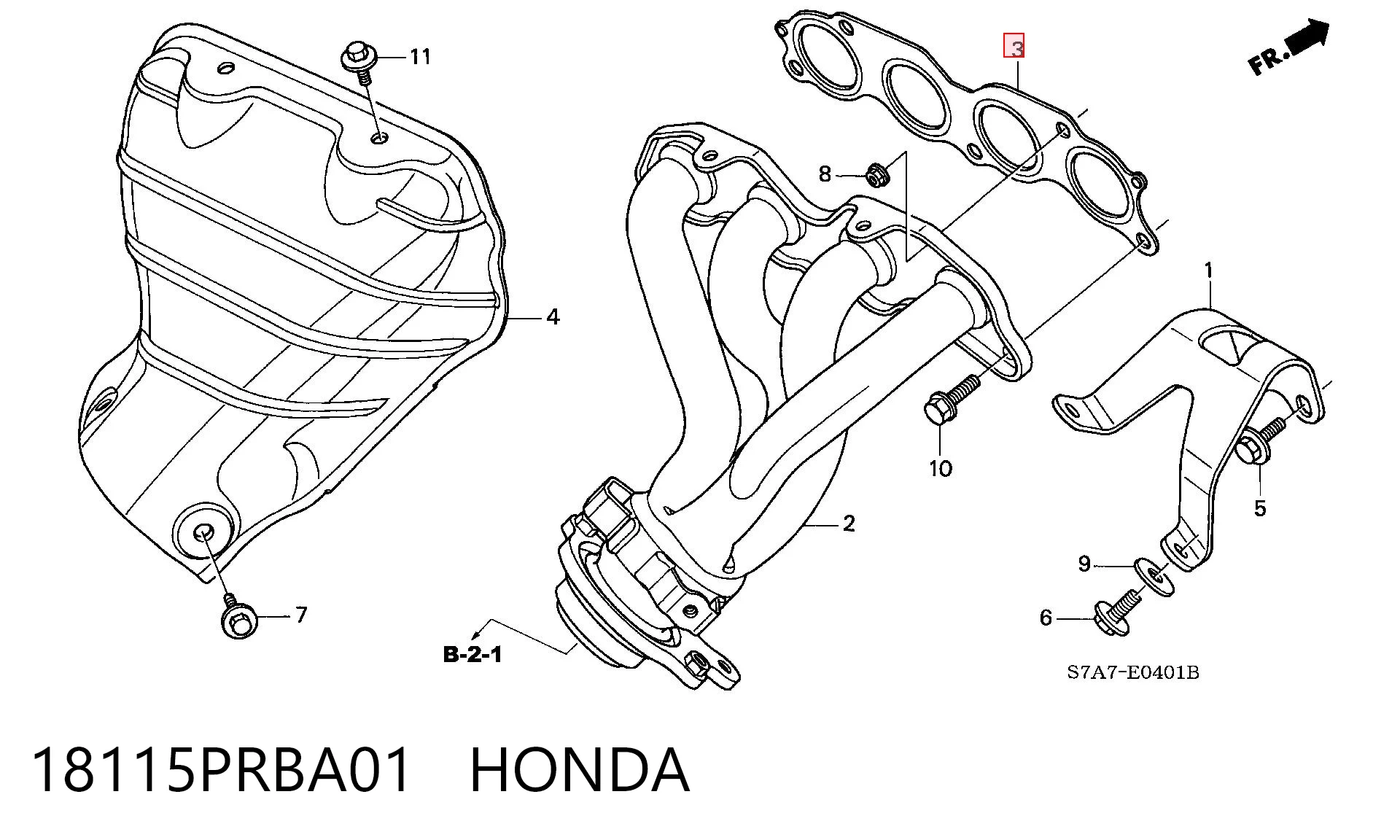 Comprar Junta colector escape Honda Civic VIII TYPE R FN