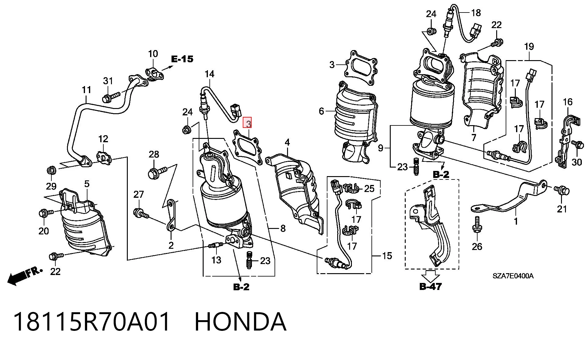 18115R70A01 Honda