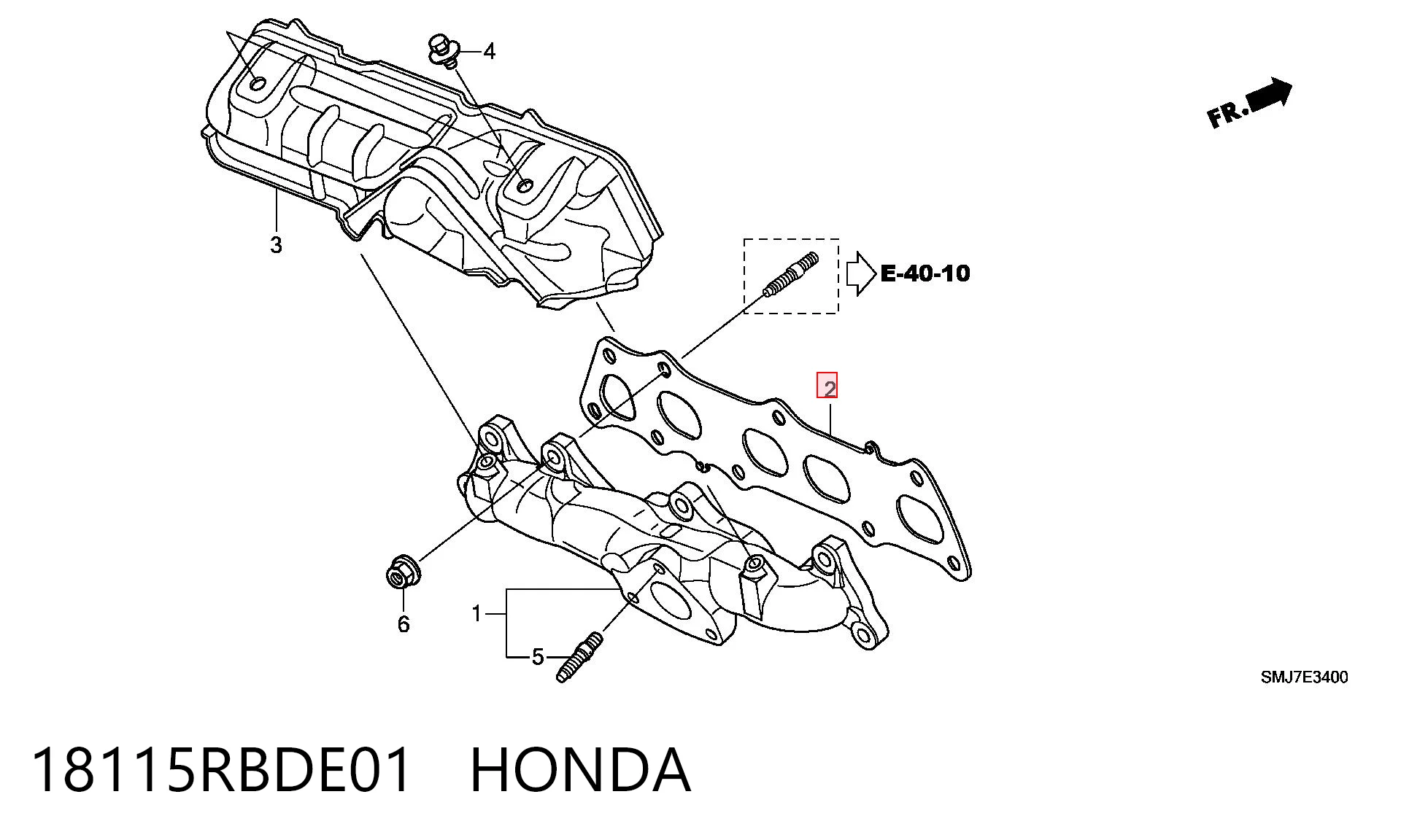 Comprar Junta de colector de escape Civic VIII FK, FN