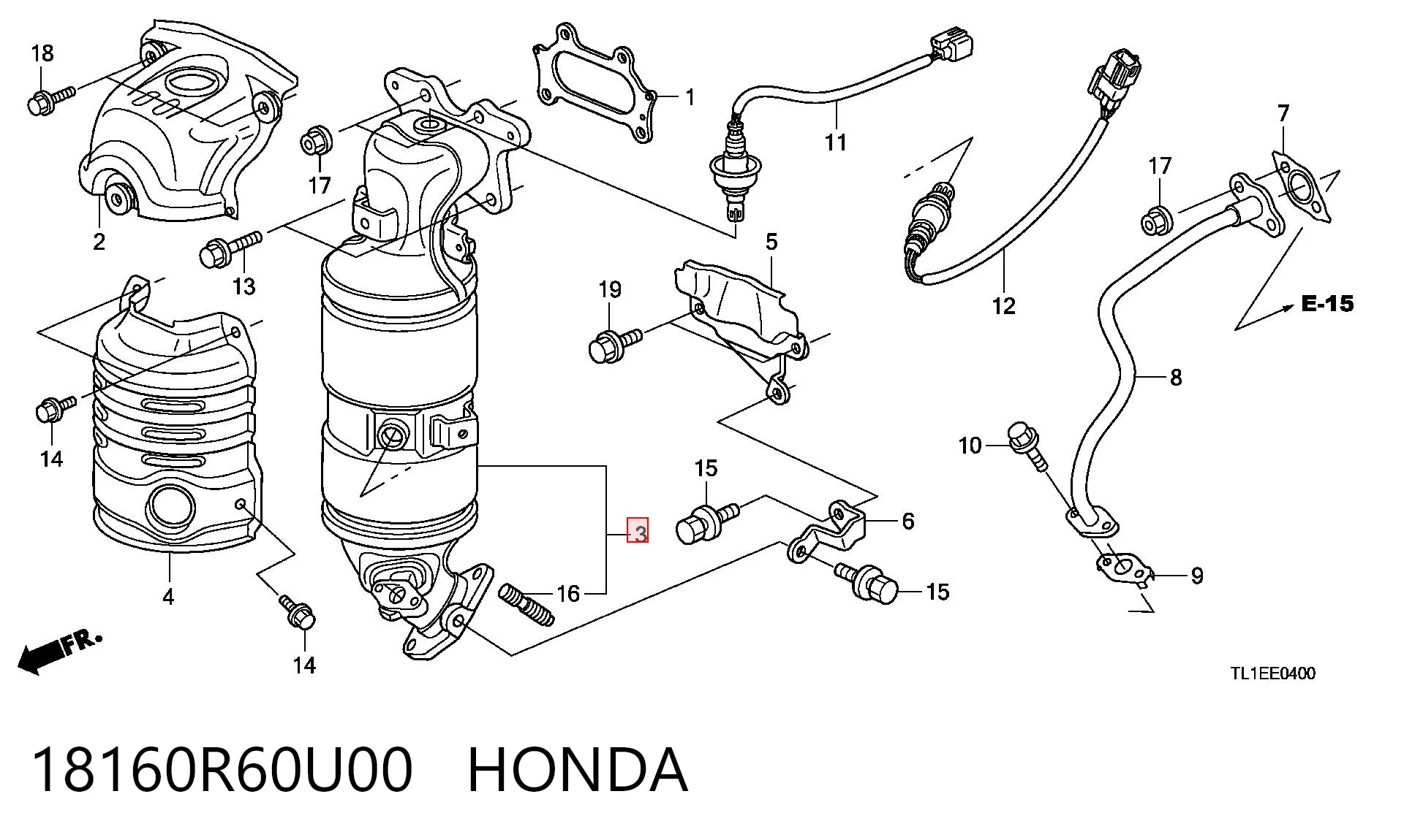 18160R60U00 Honda