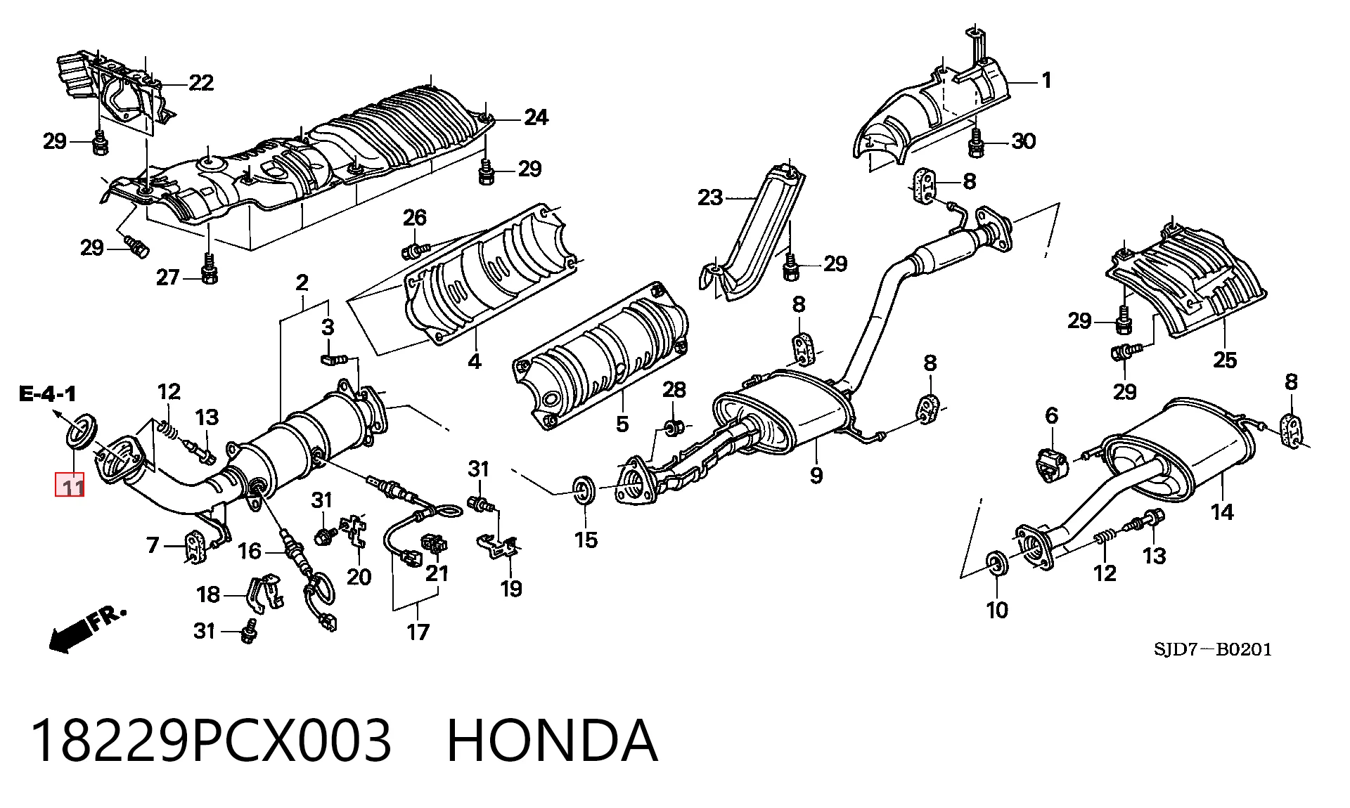  Junta de escape Mazda 6 