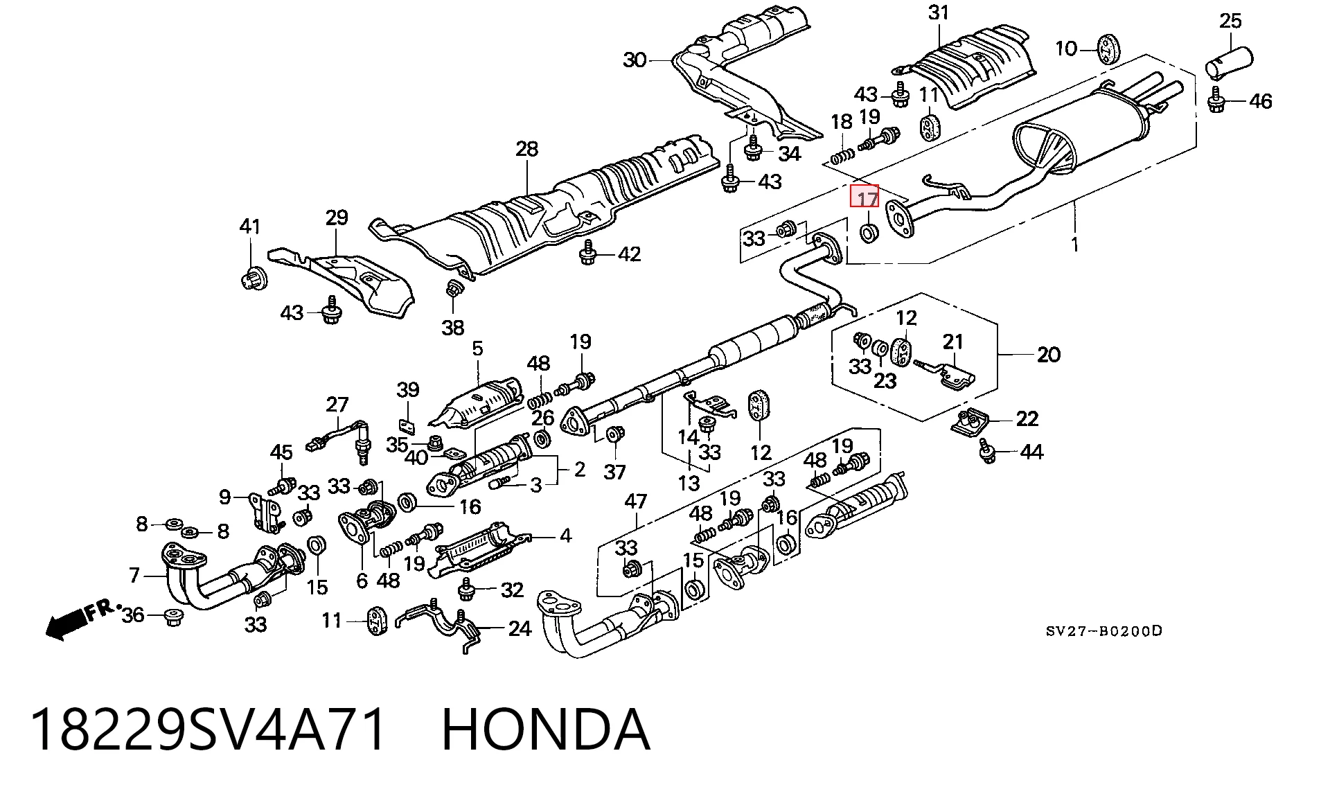 18229SV4A71 Honda