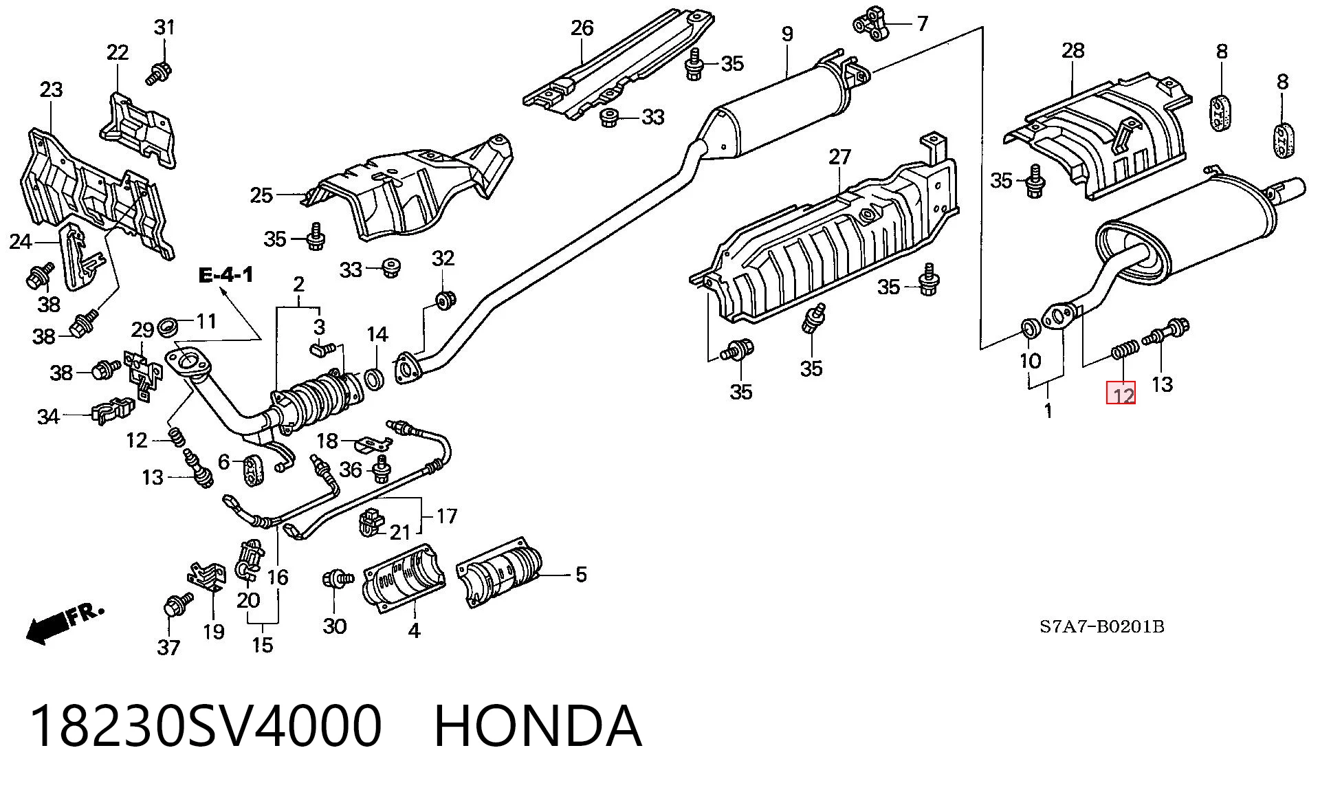 18230SV4000 Honda