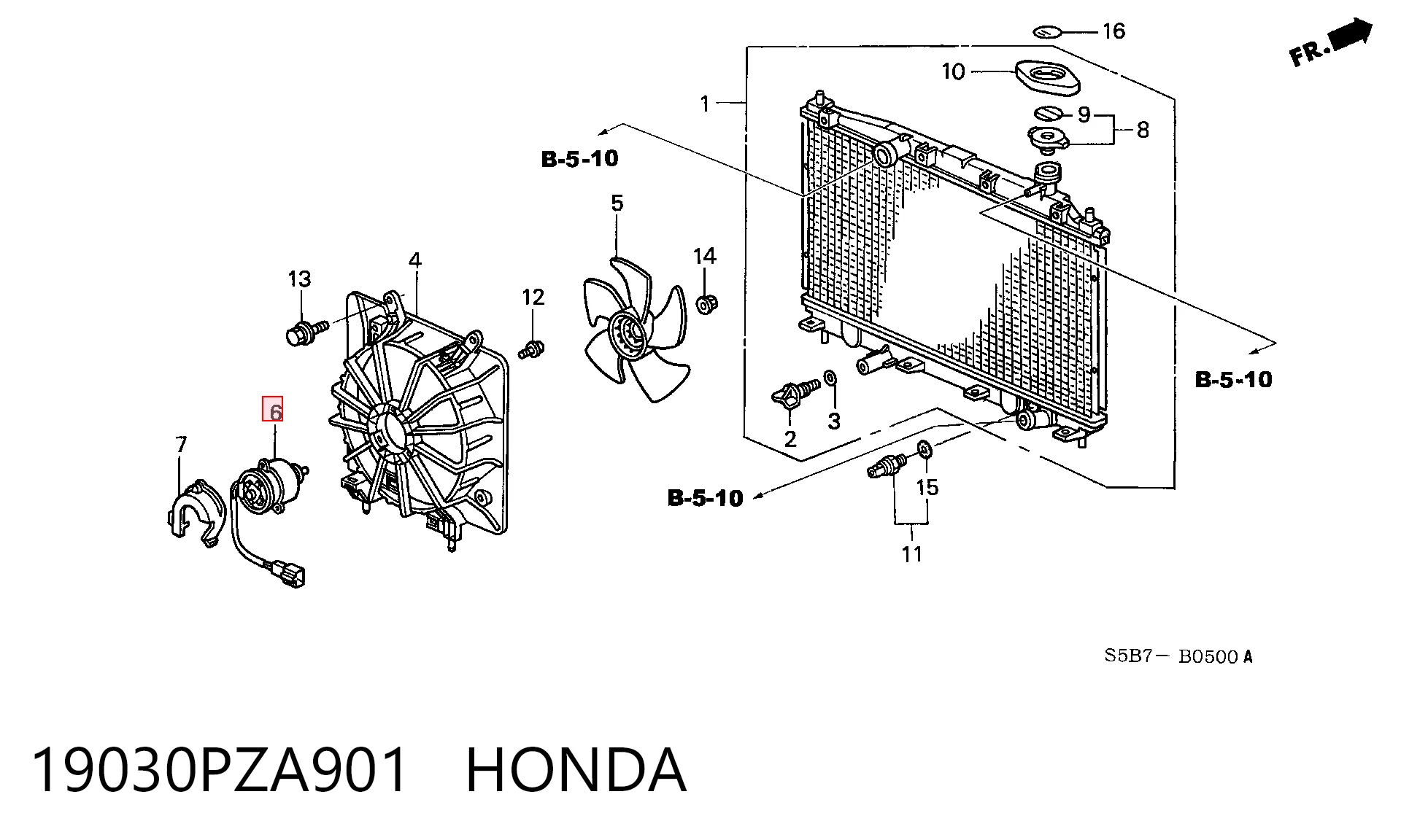 19030PZA901 Honda