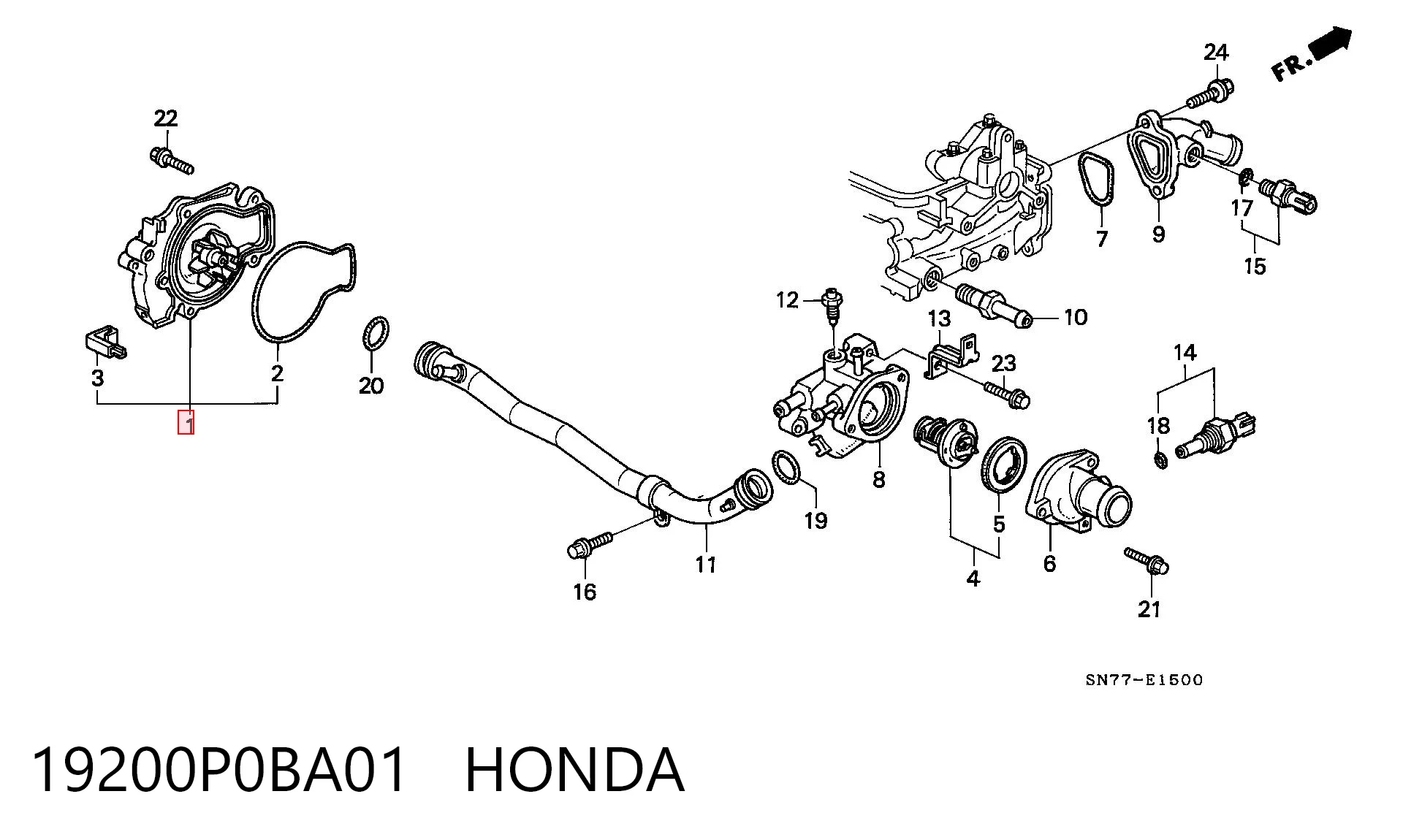 Bombeadora de agua Honda Accord IV desde 35,17 €