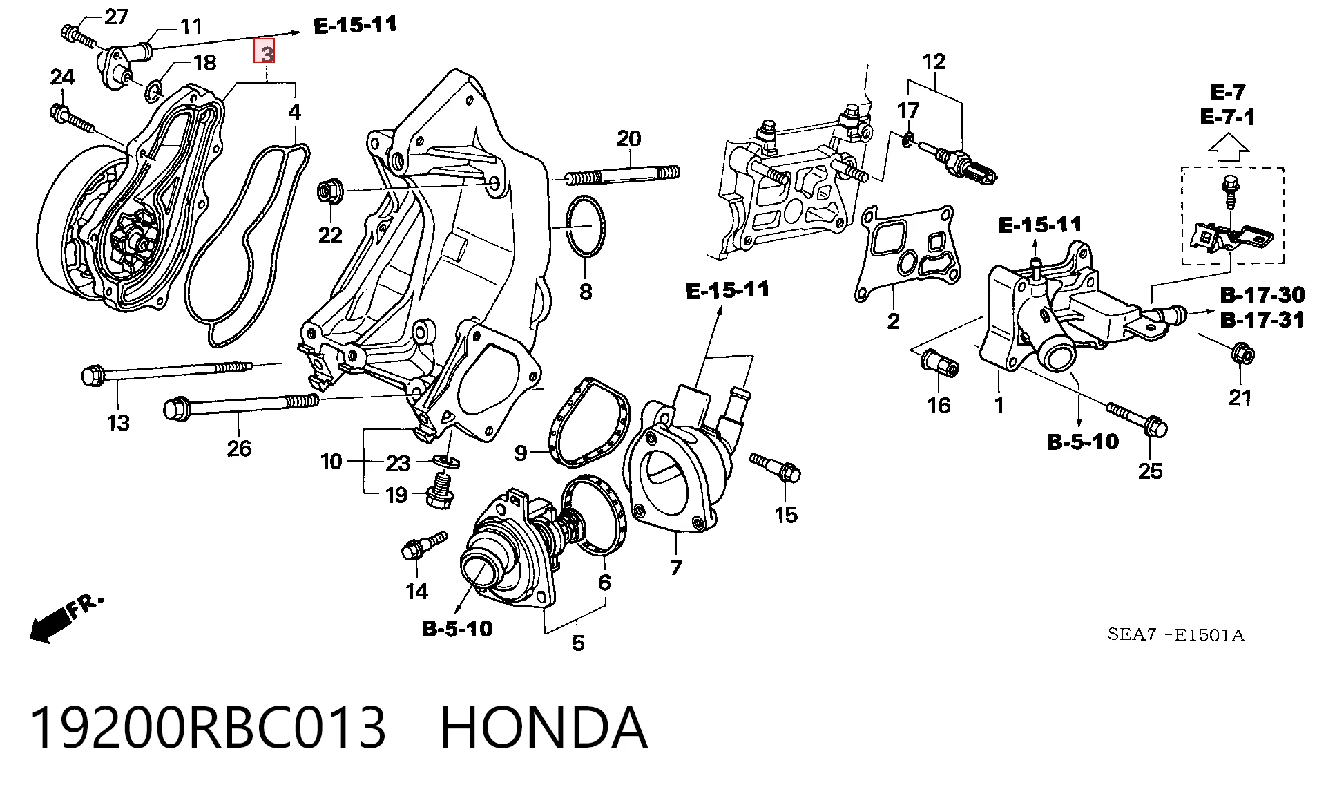 19200RBC013 Honda