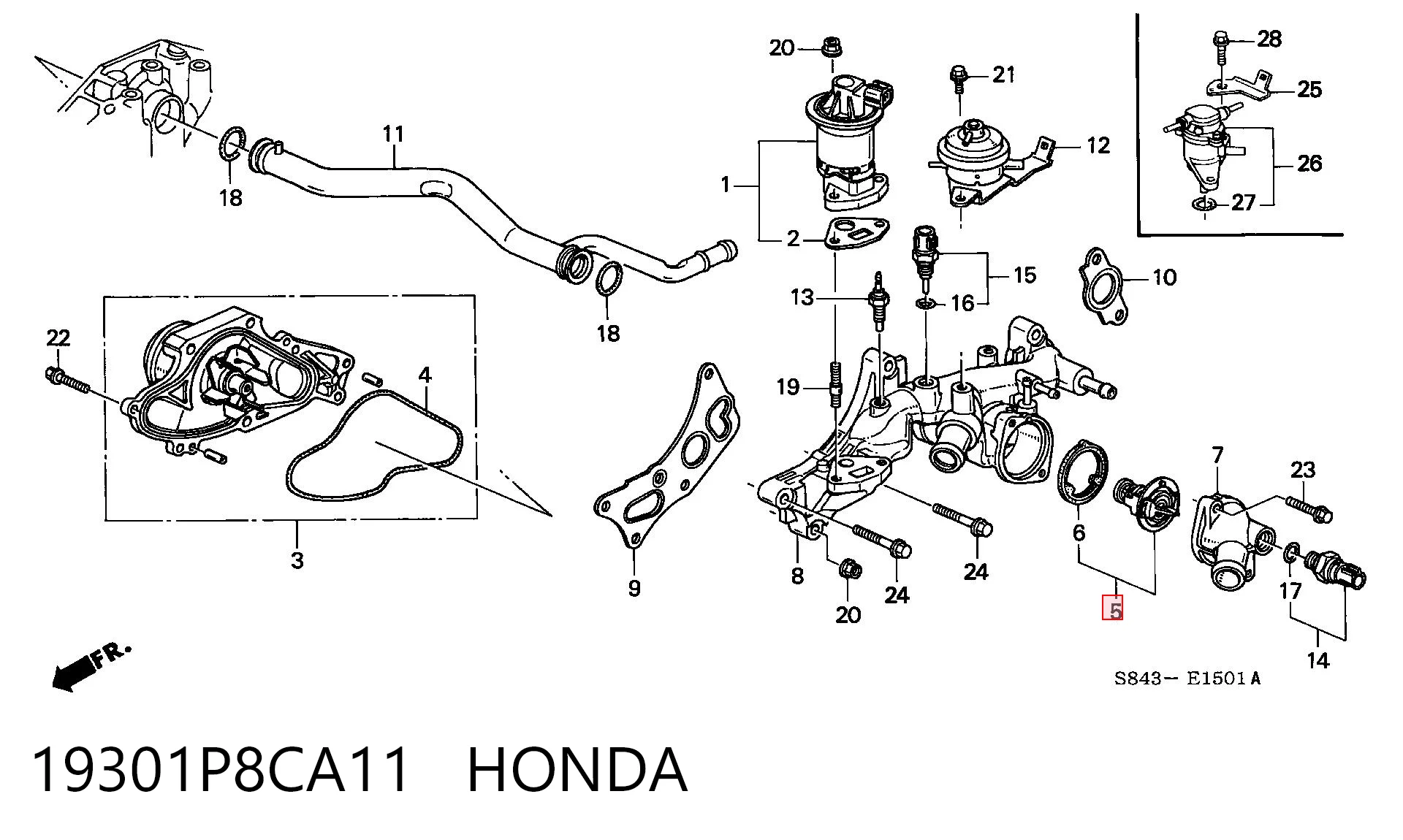 19301P8CA11 Honda