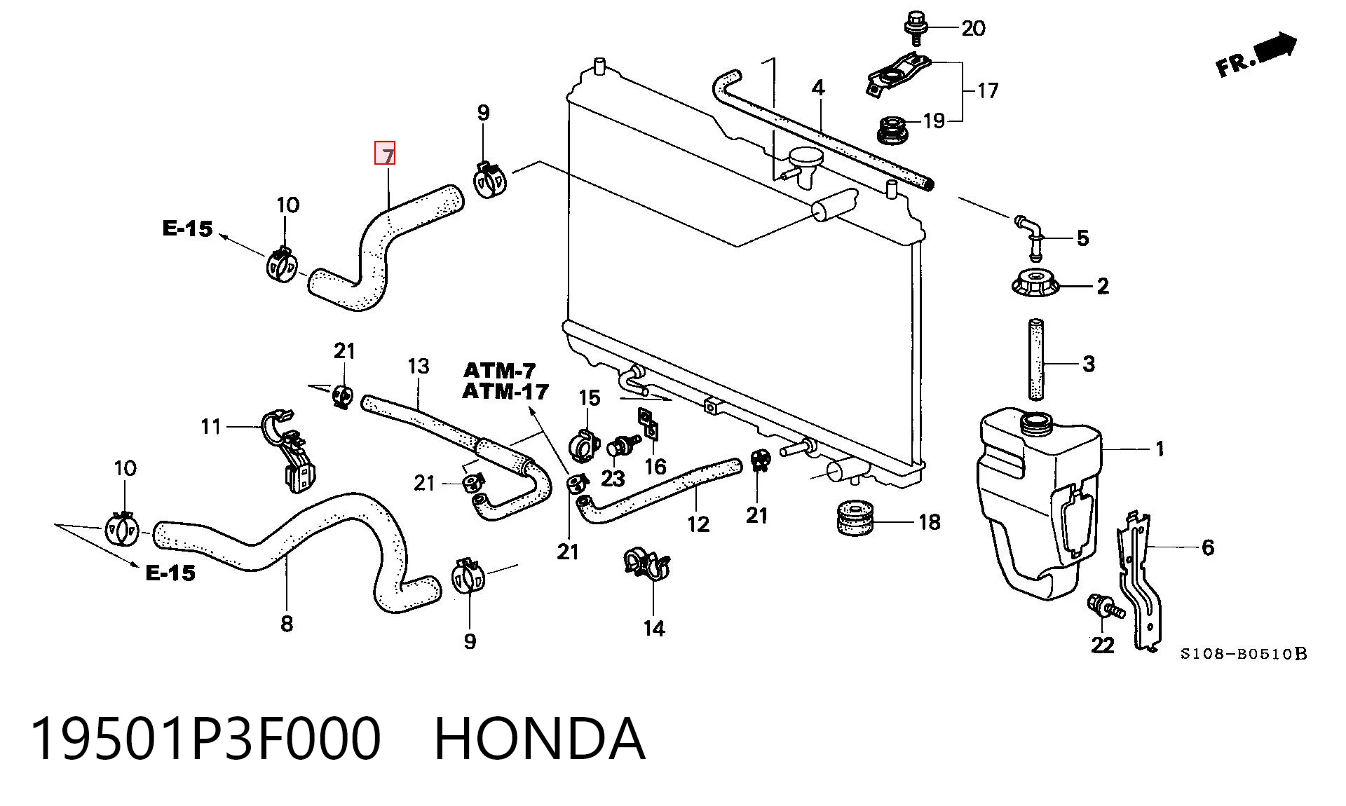 19501P3F000 Honda