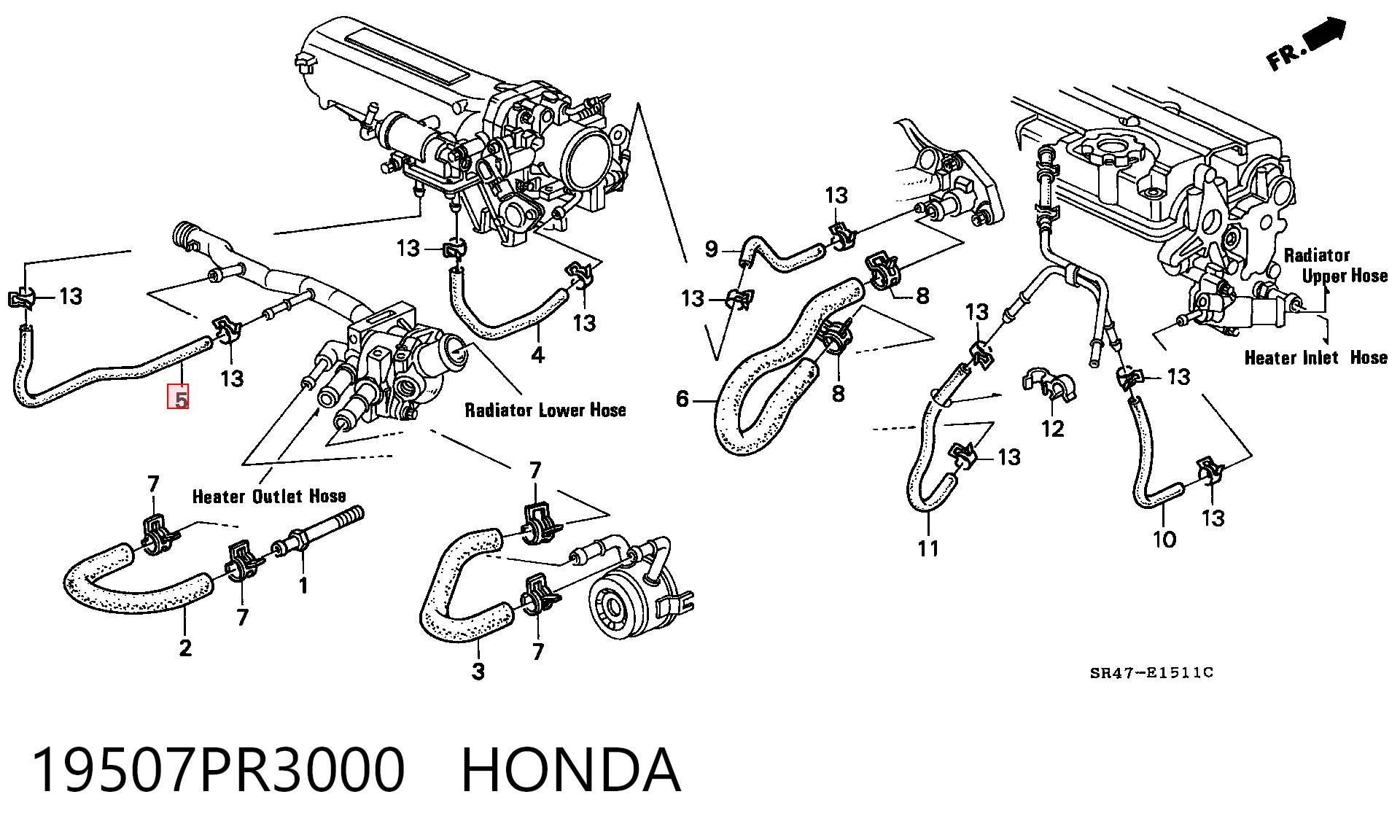 19507PR3000 Honda