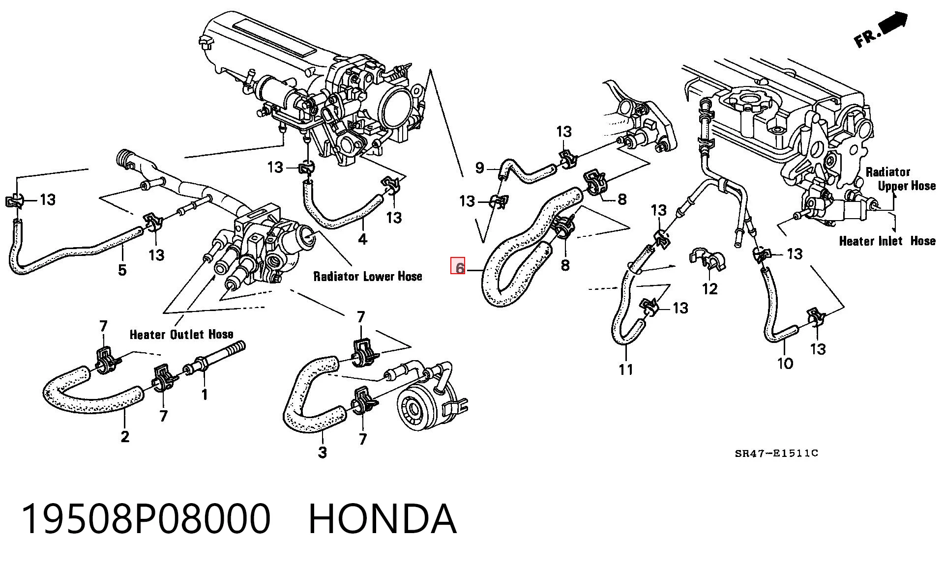 19508P08000 Honda