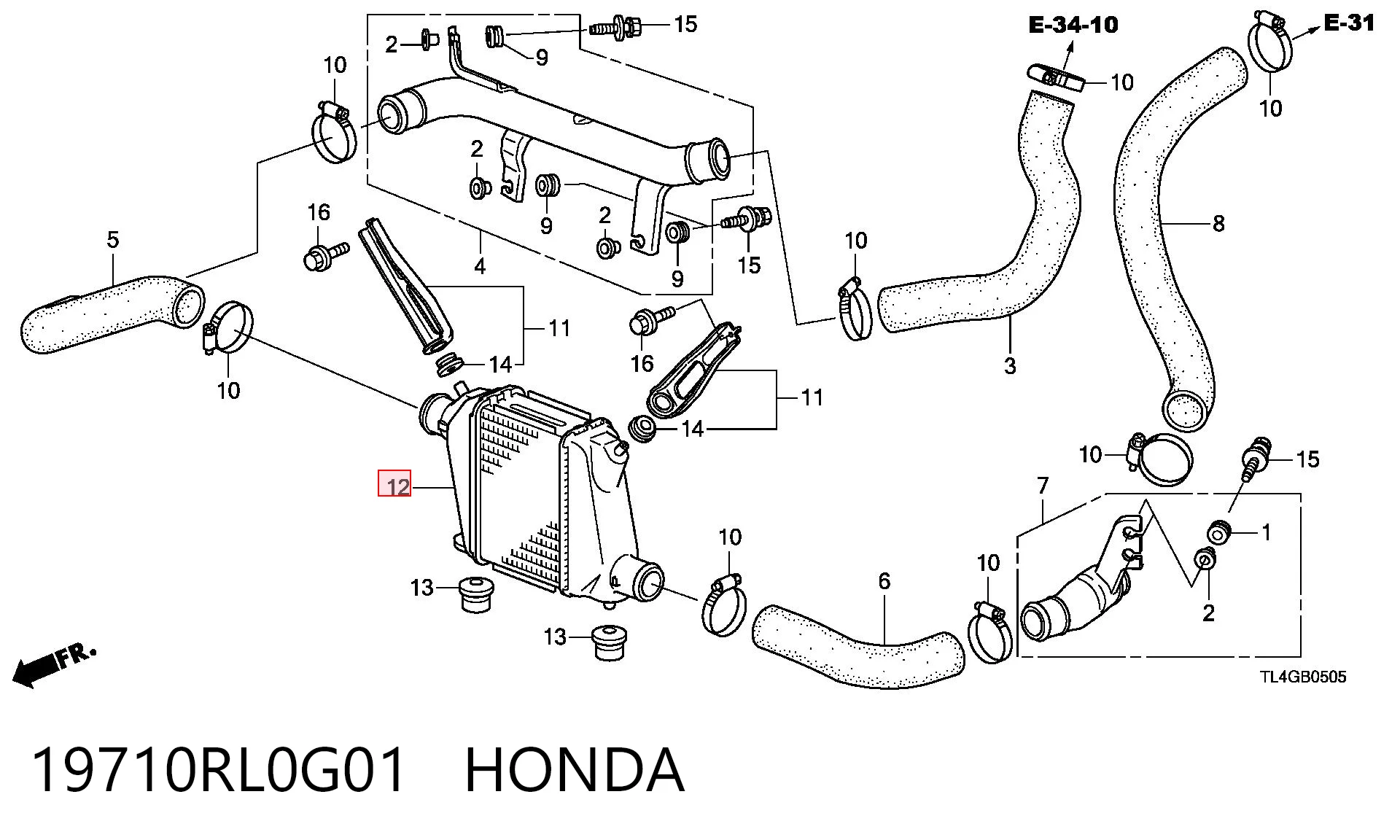 19710RL0G01 Honda