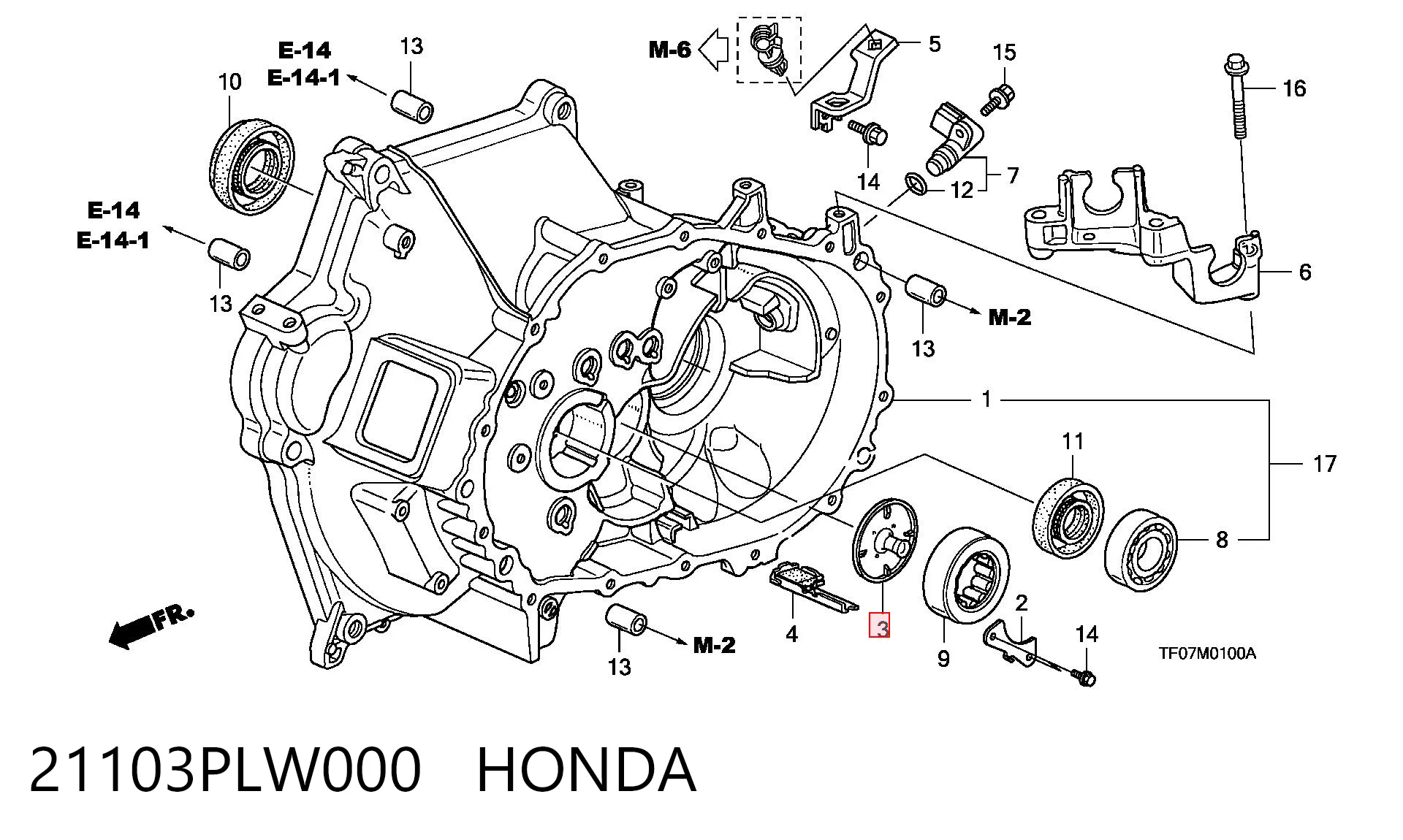 21103PLW000 Honda