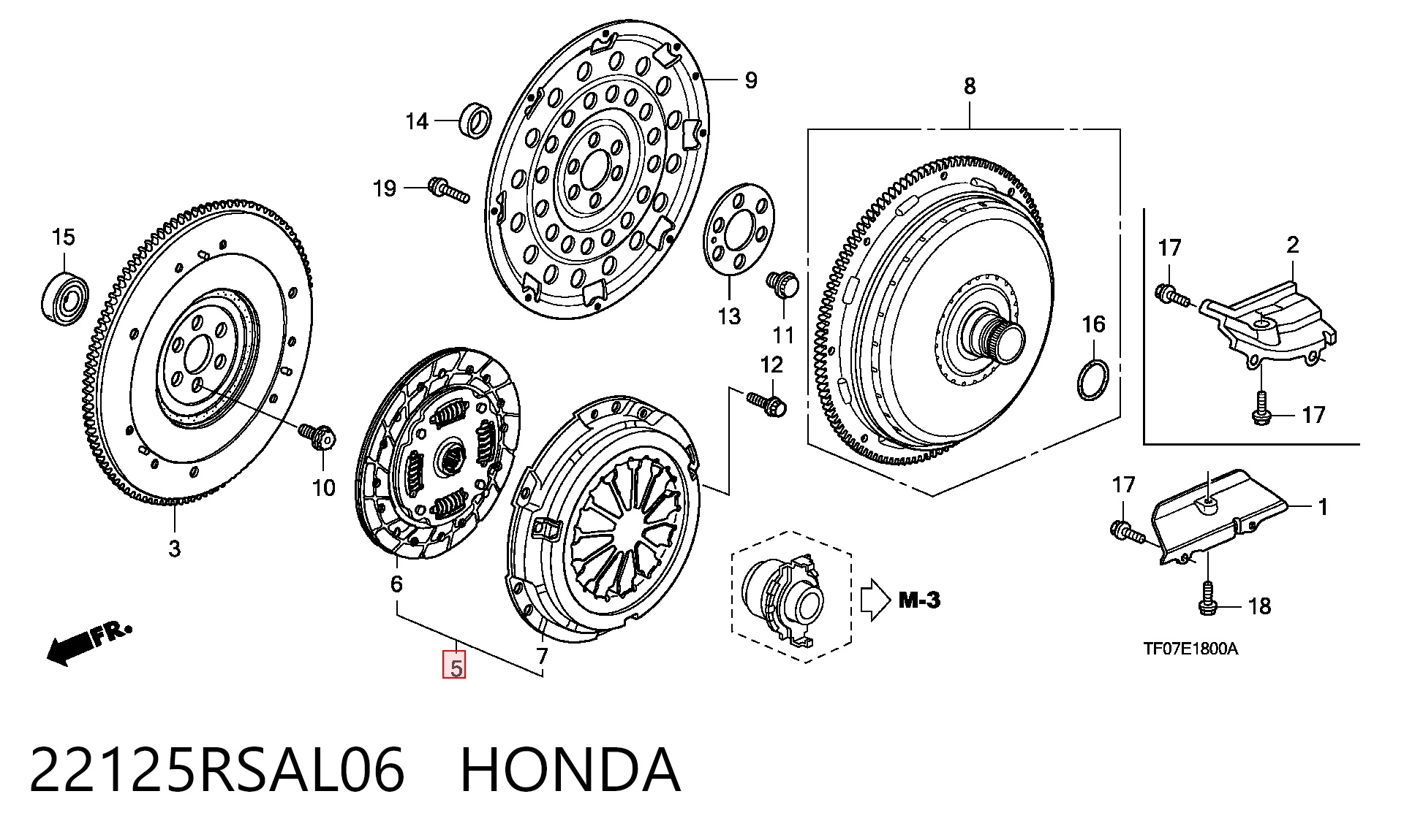 22125RSAL06 Honda