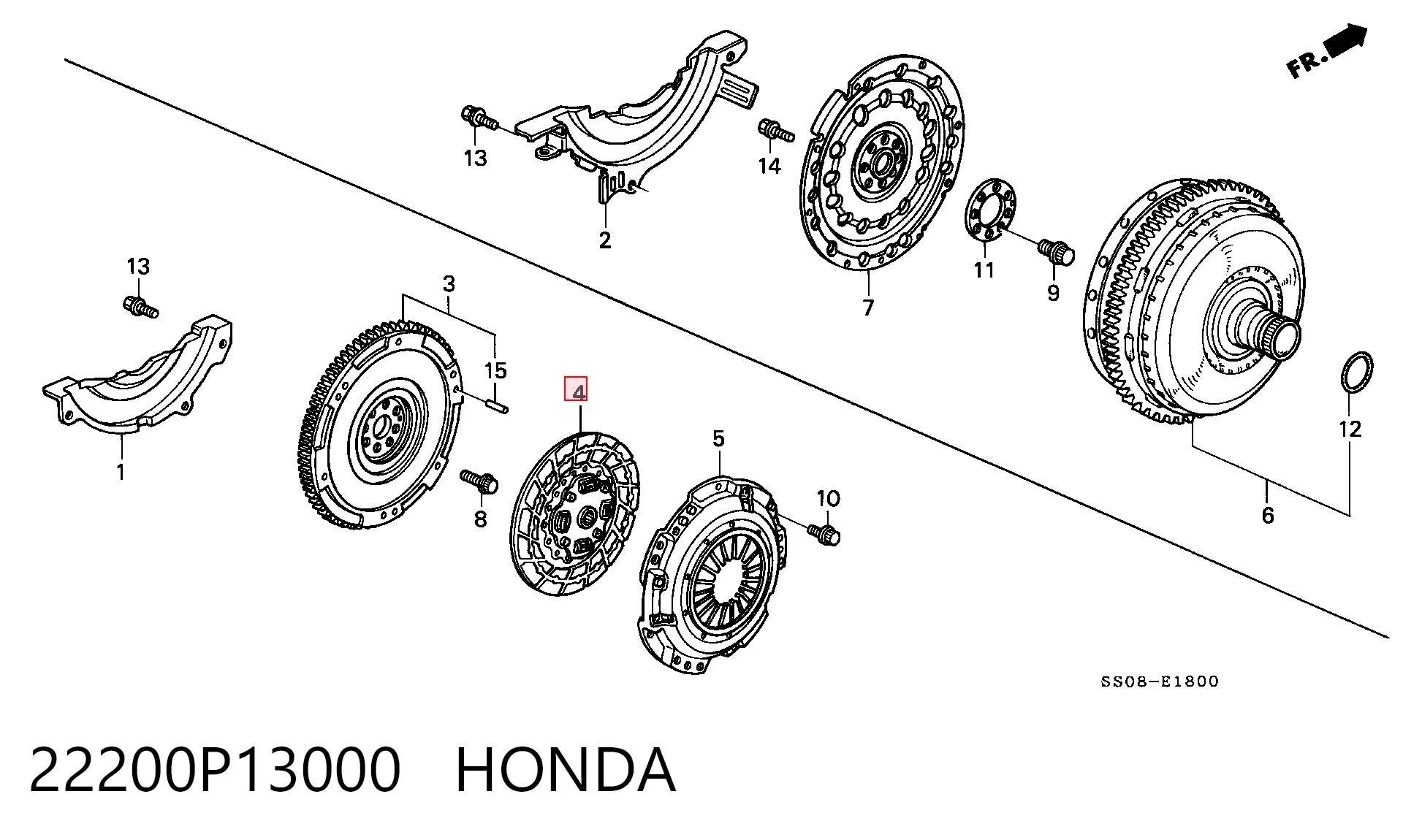 Disco de embrague Honda CR-V  (1995-2002)