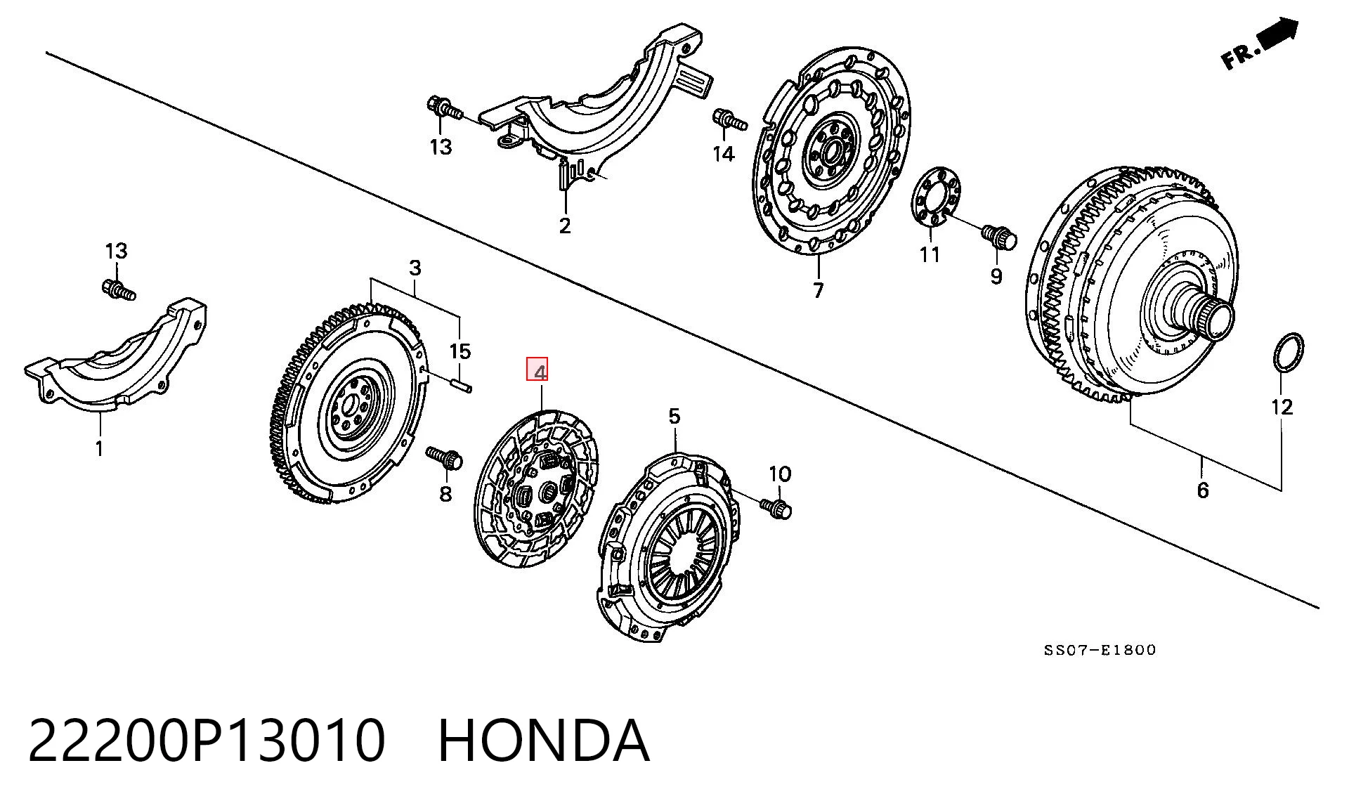 Disco de embrague Honda CR-V I SUV (RD) (1995 - 2002) precio, desde 53,97 EUR