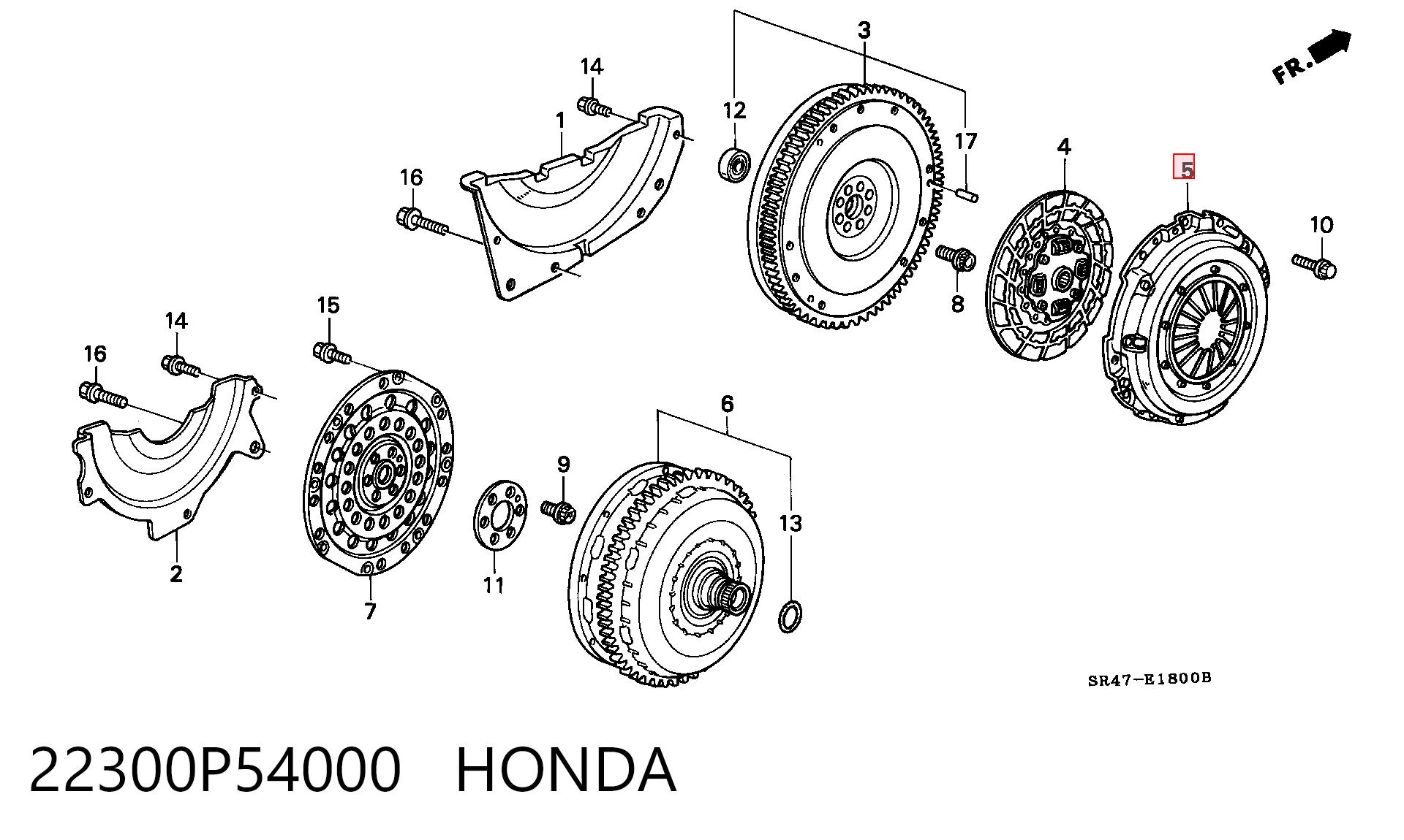 22300P54000 Honda