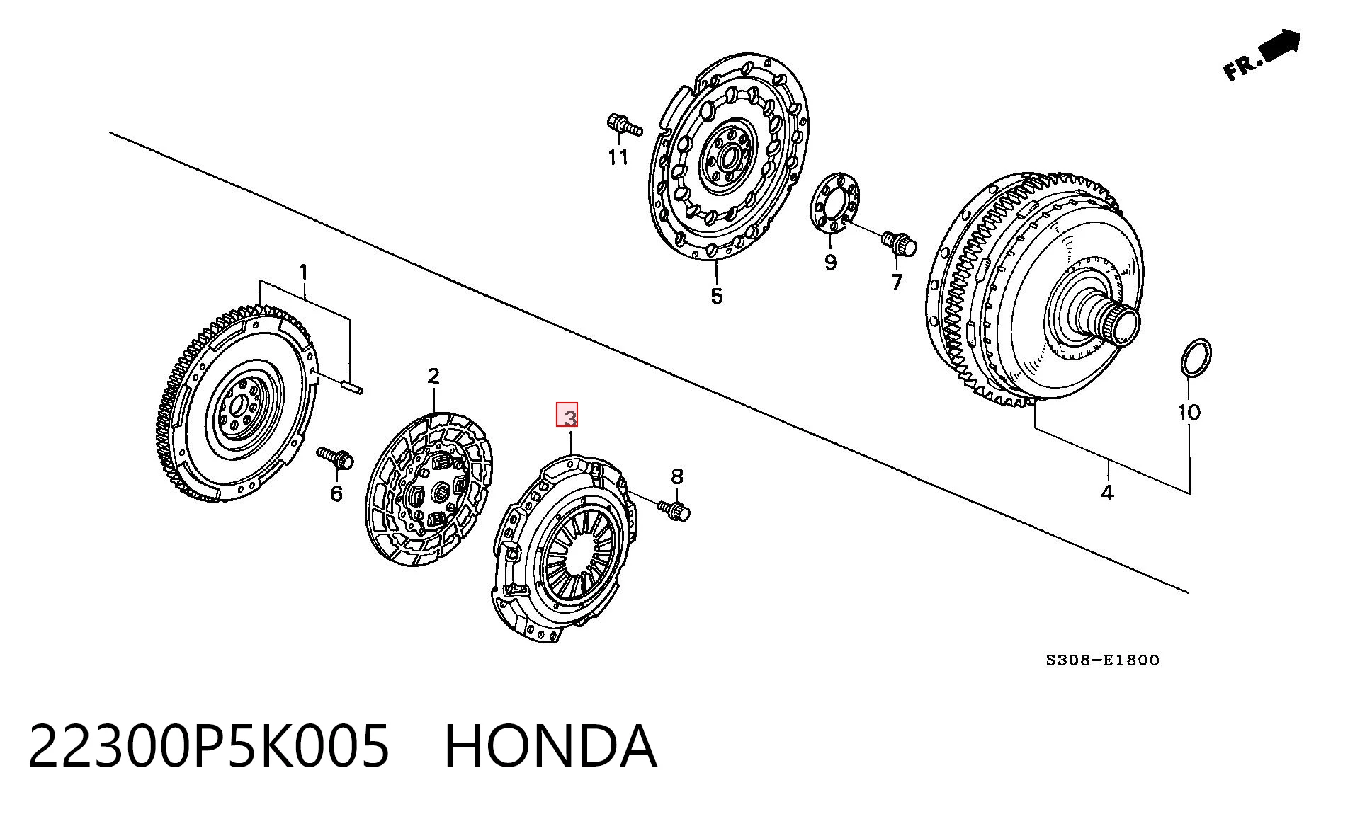 22300P5K005 Honda