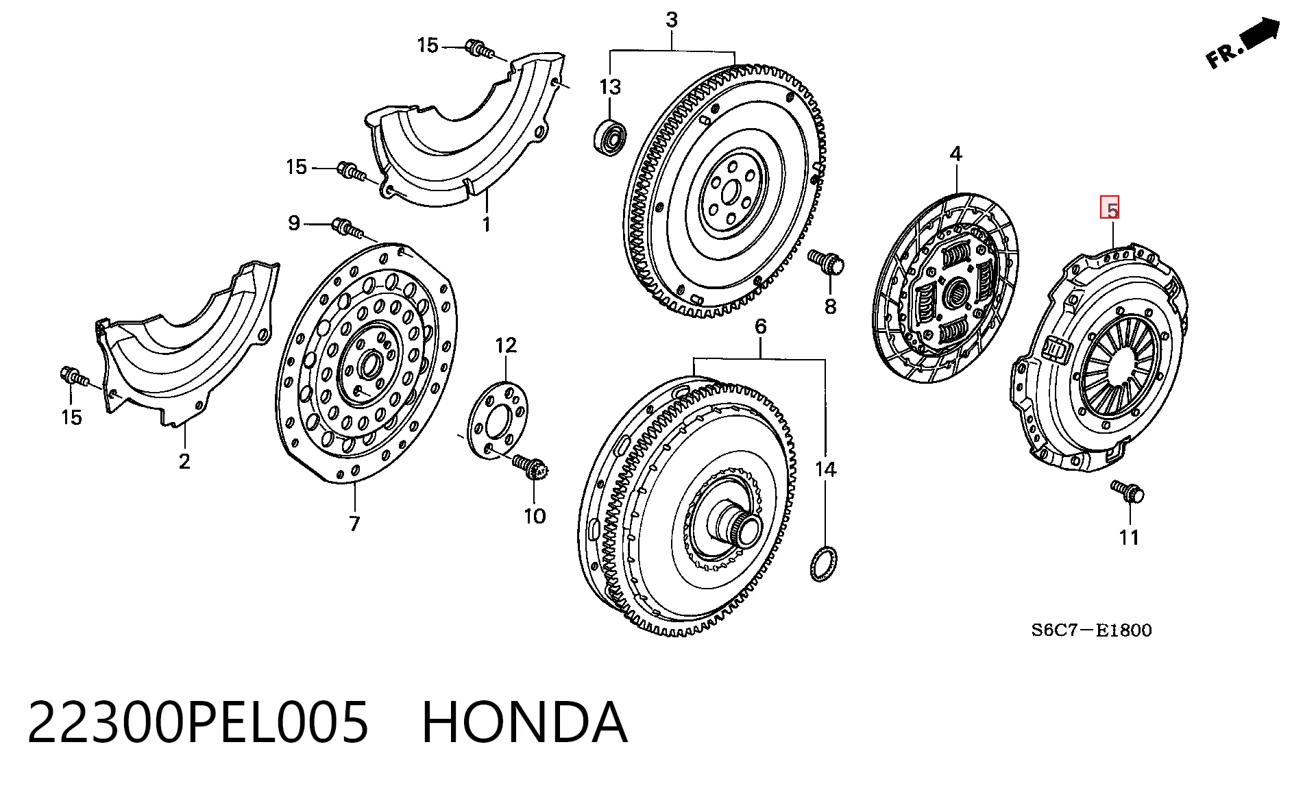 plato de presion del embrague funcion Honda Civic V (1991-1996)