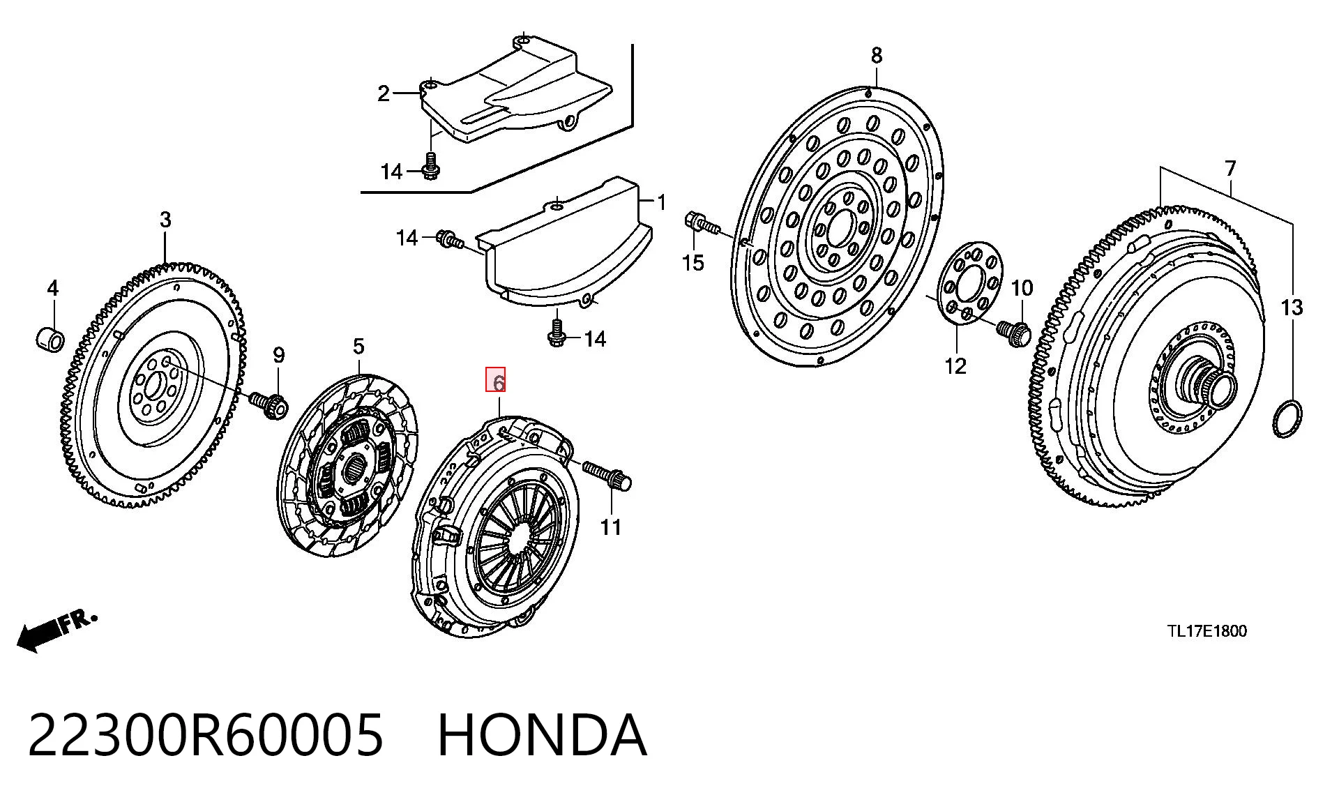 22300R60005 Honda