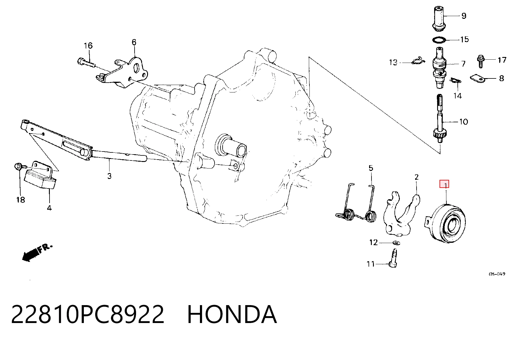 22810PC8922 Honda