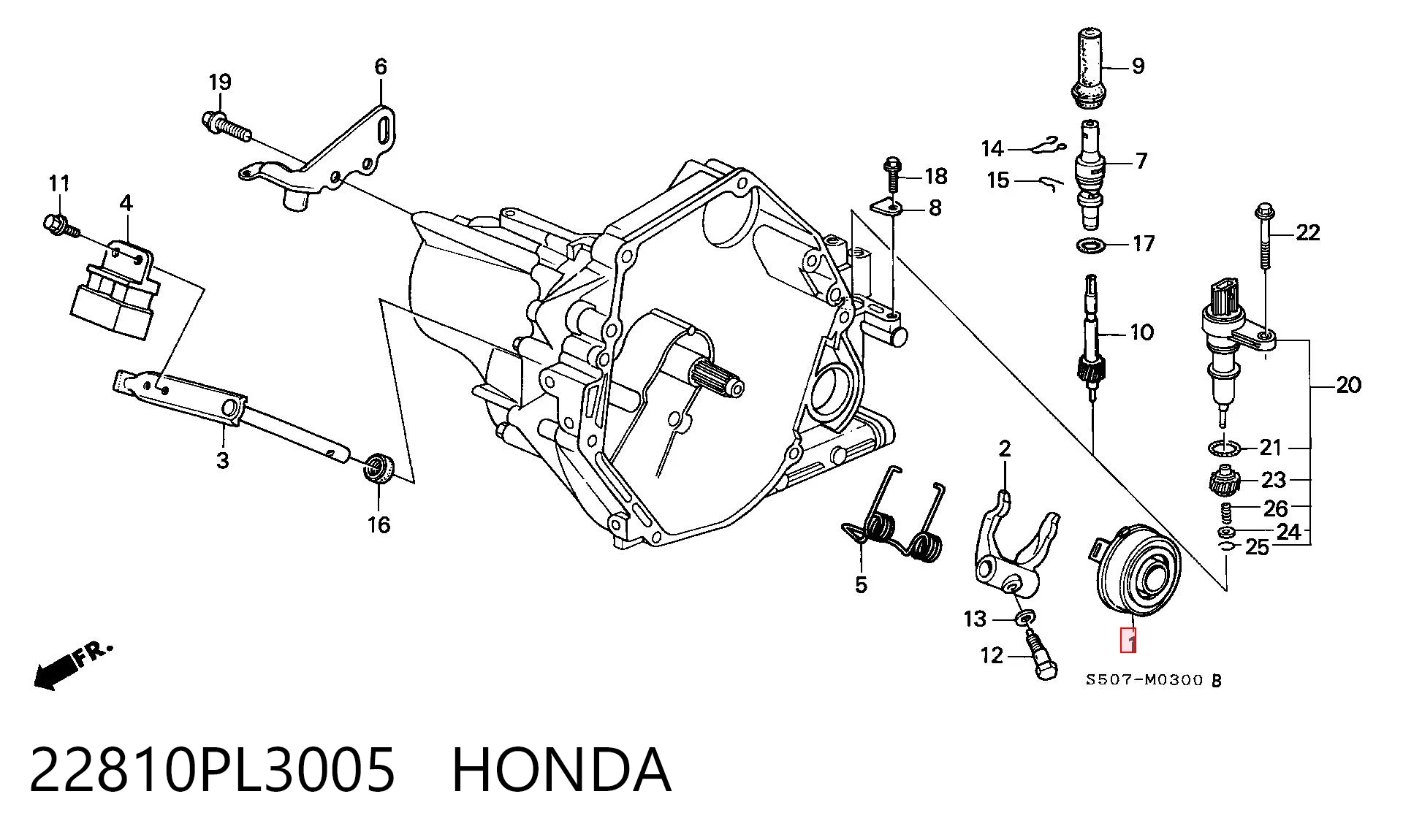 22810PL3005 Honda