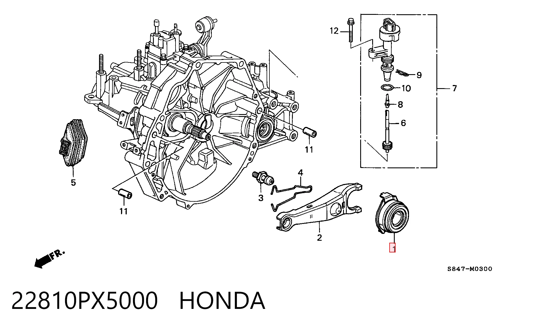 22810PX5000 Honda