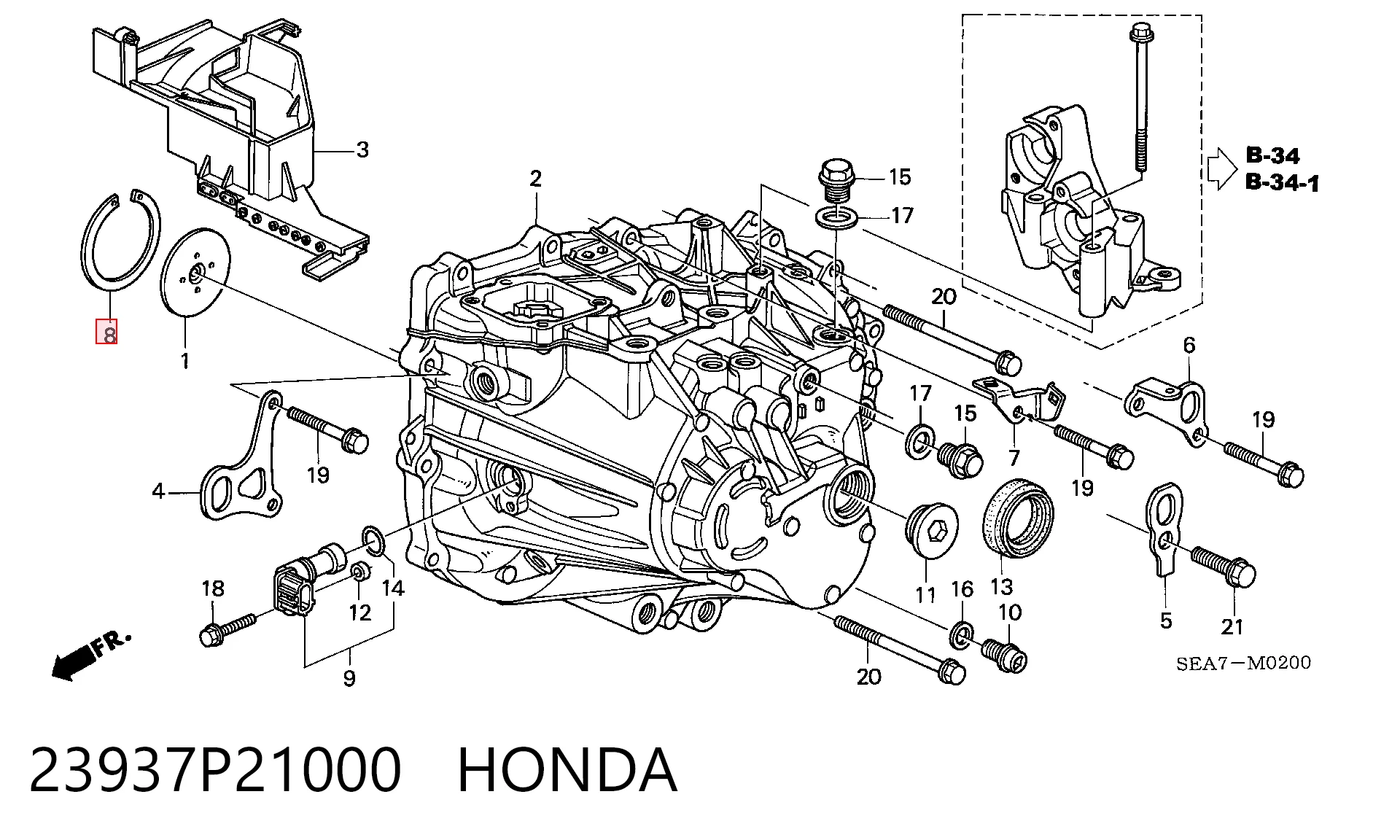23937P21000 Honda