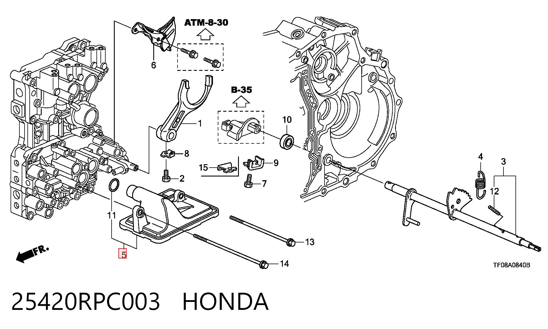 25420RPC003 Honda