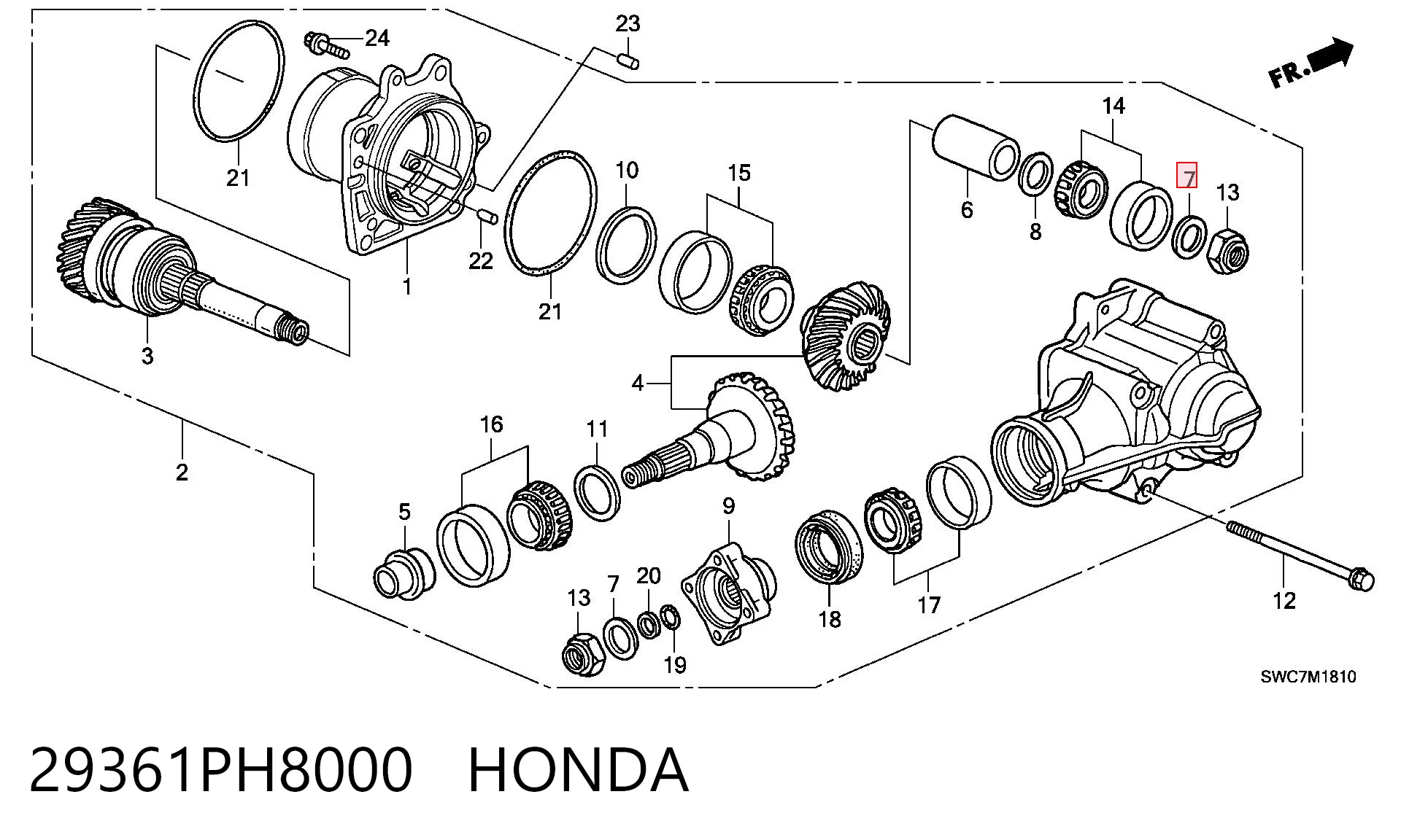 29361PH8000 Honda 