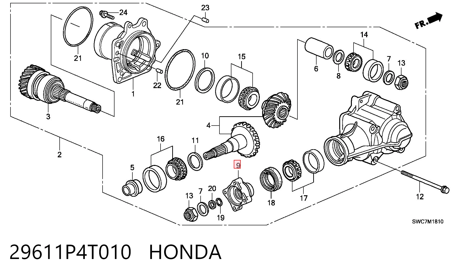 29611P4T010 Honda 