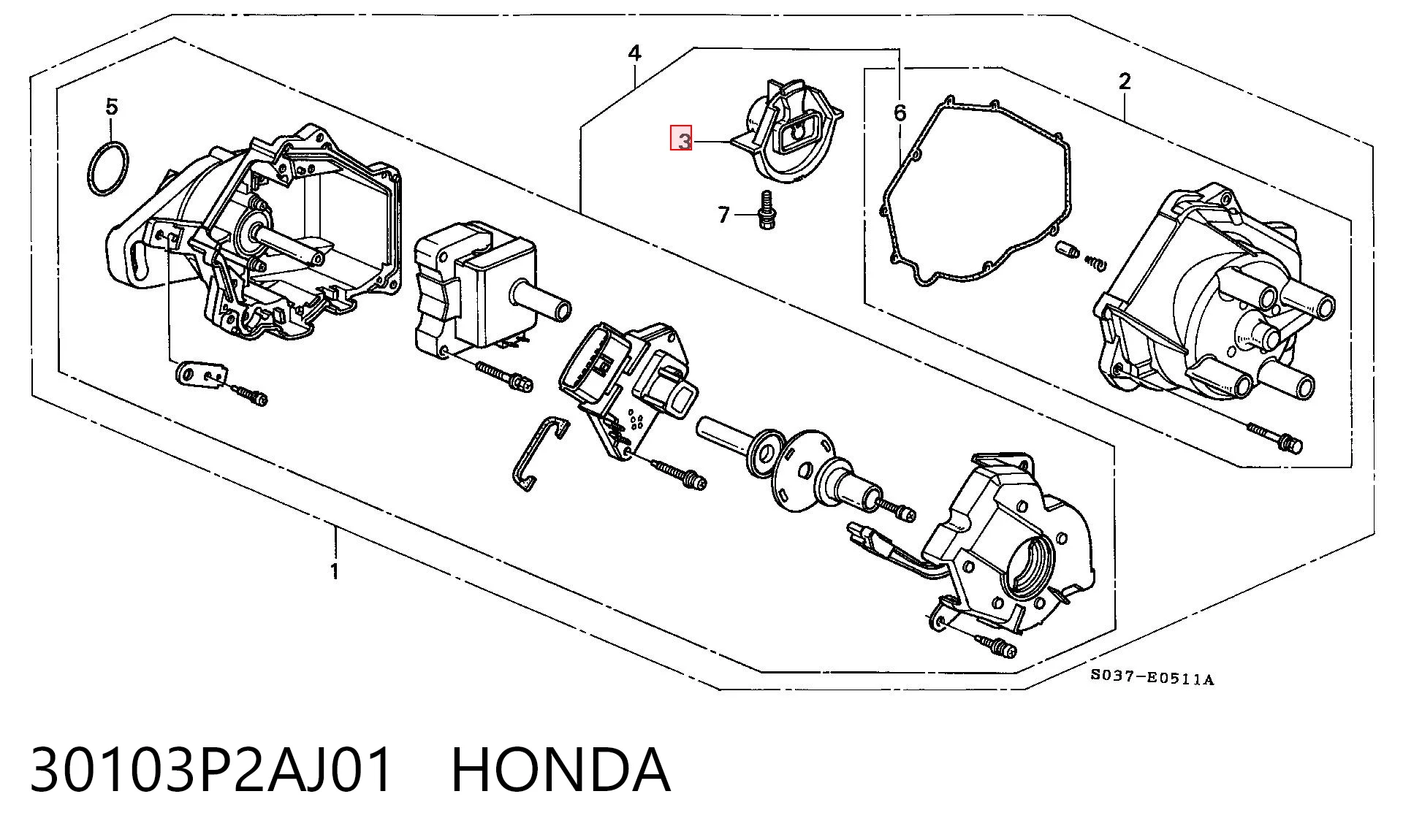 30103P2AJ01 Honda