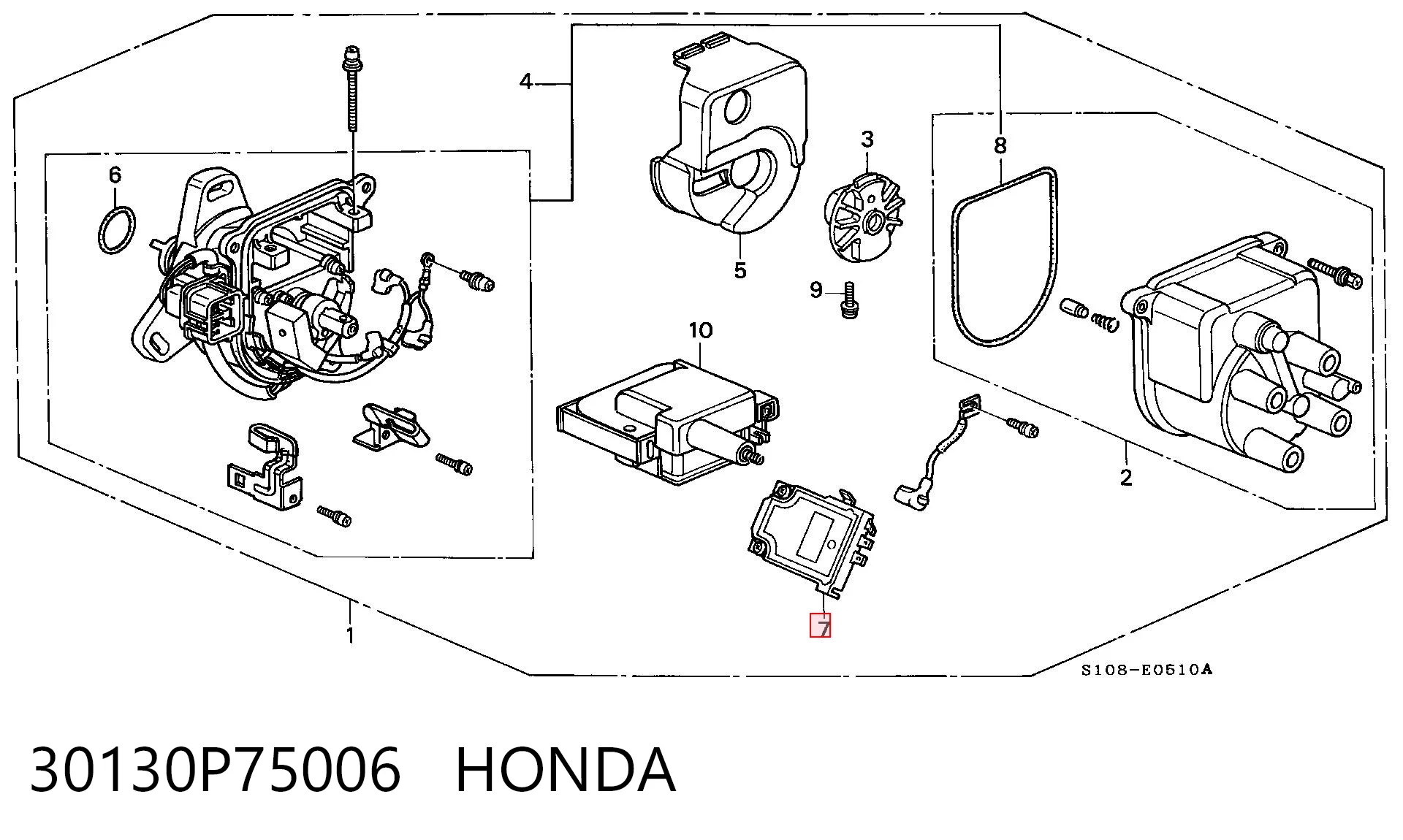 Modulo encendido Honda CR-V  (1995-2002)
