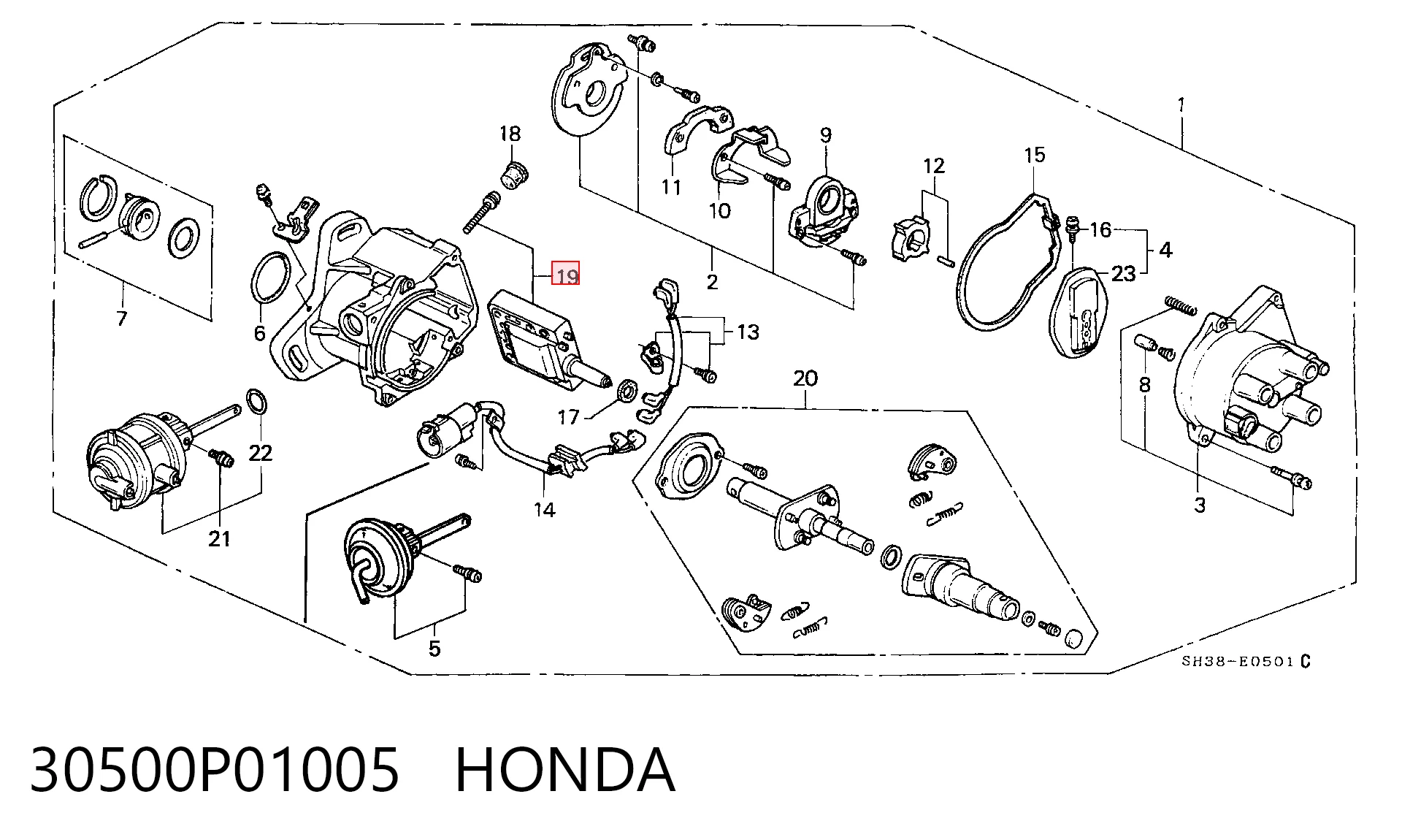 30500P01005 Honda