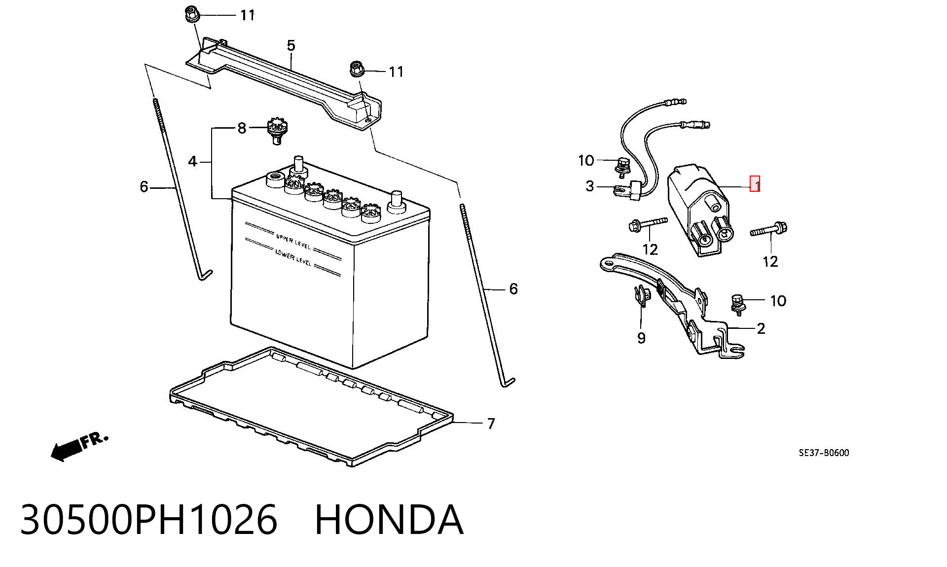 Bobina de chispa Honda Accord III sedán (CA4, CA5) (1985 - 1989) precio, desde 222,46 EUR