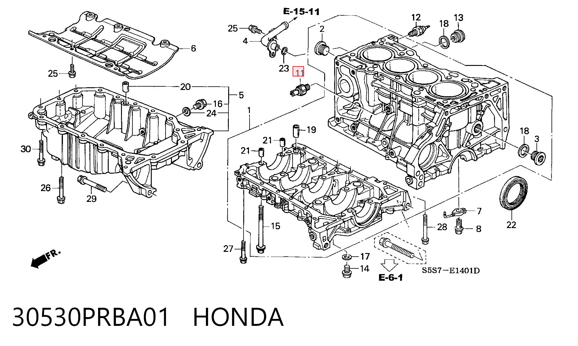 30530PRBA01 Honda